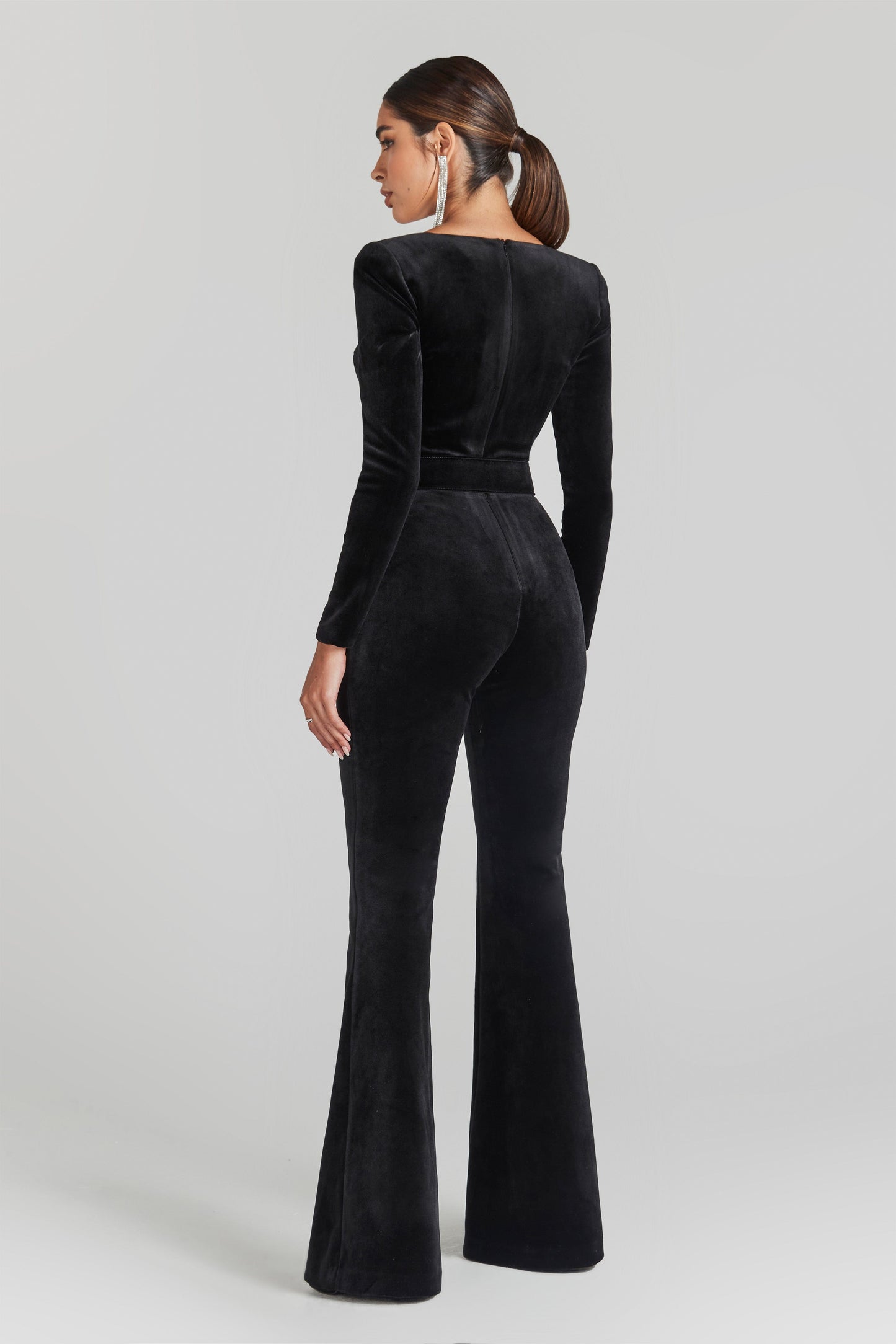 NADINE MERABI Jumpsuits Natalia Black Jumpsuit
