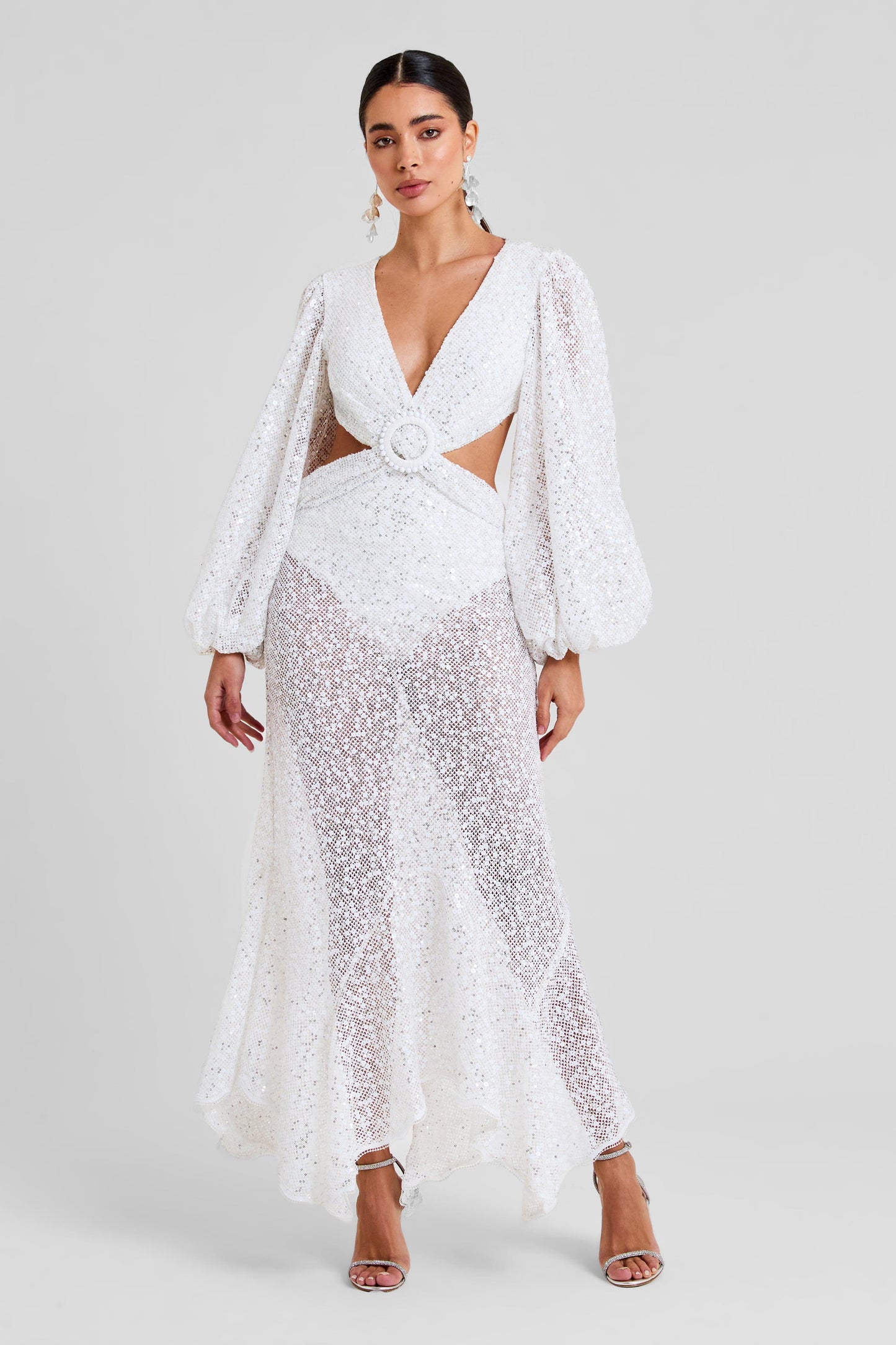 NADINE MERABI Skirts Elsa White Skirt