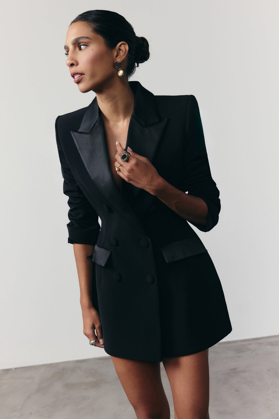 NADINE MERABI Blazer Monica Black Blazer Dress