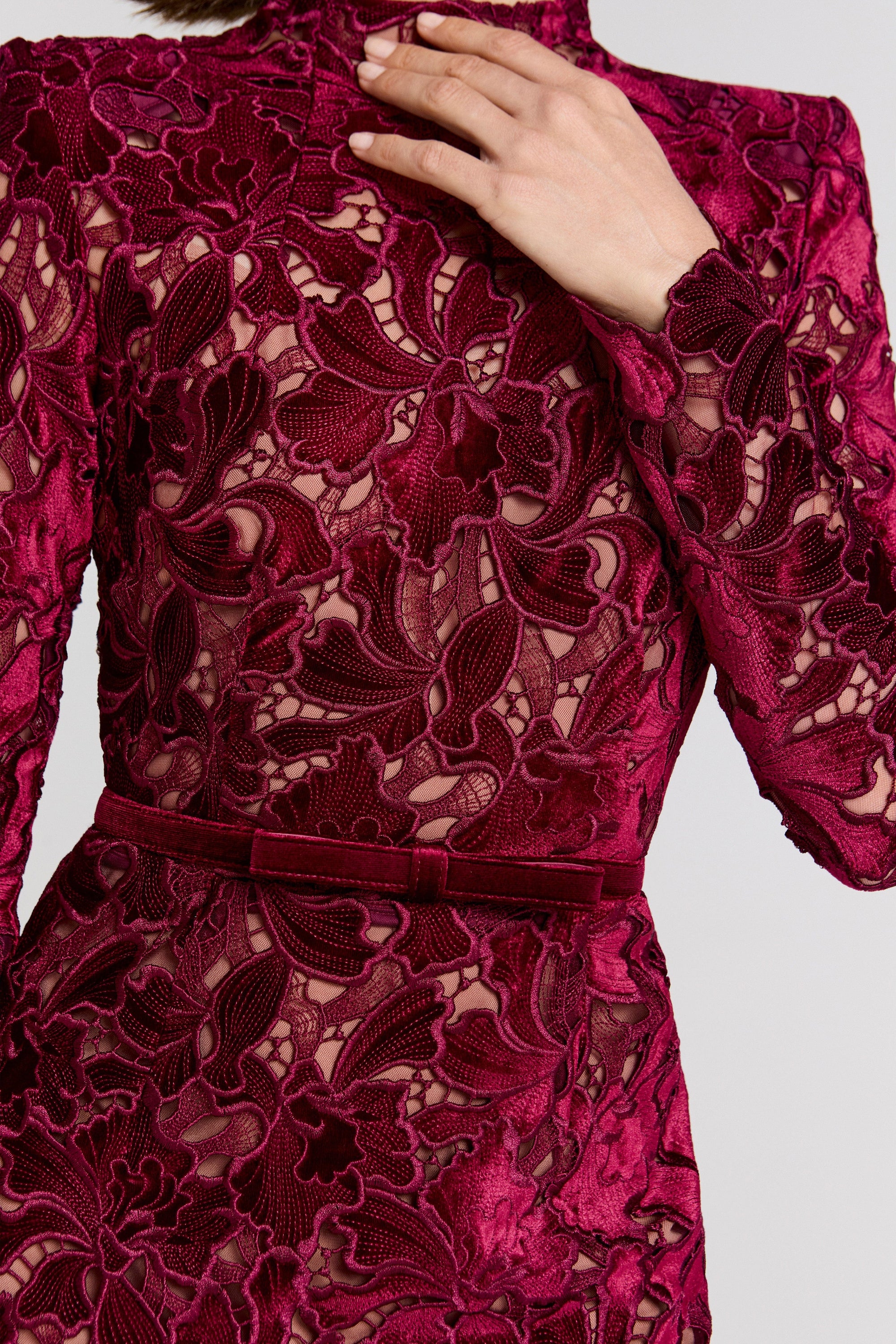 MIDI Dresses Diane Burgundy Dress