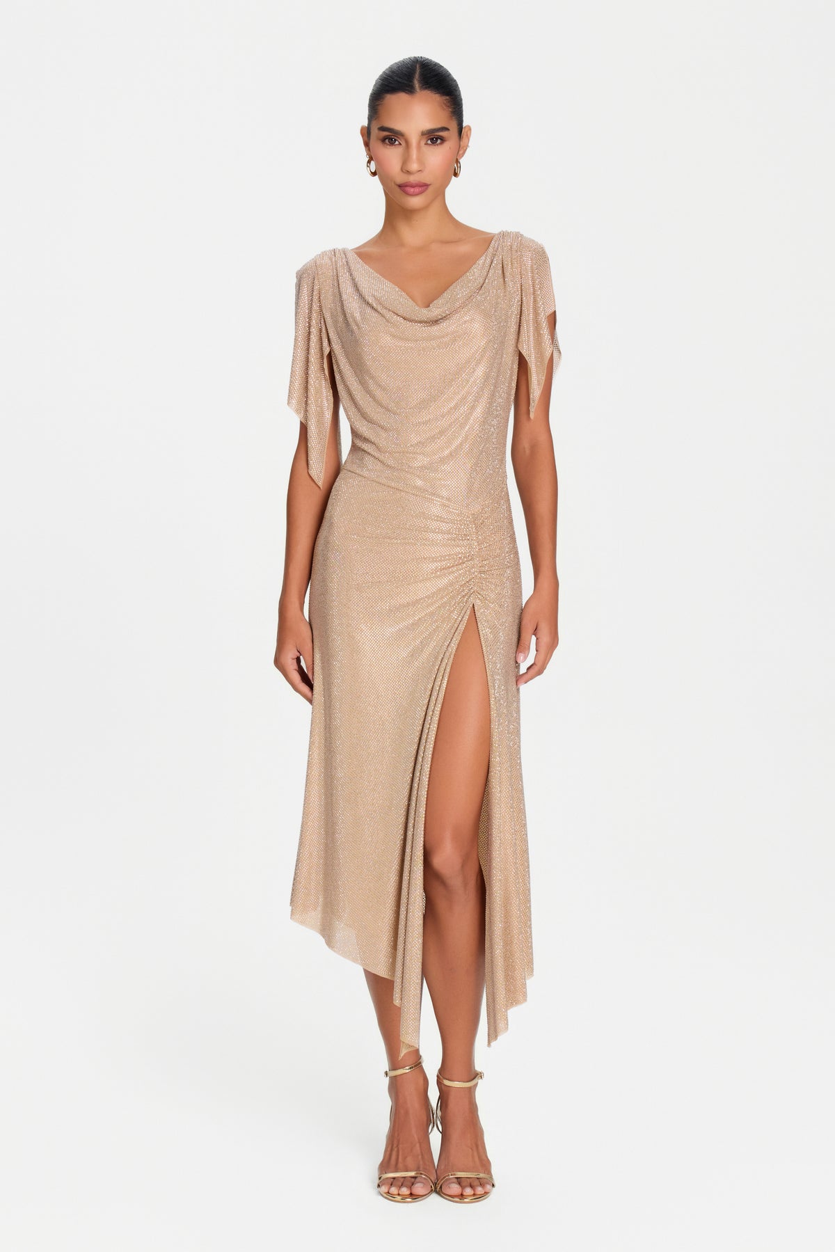 HALLIE GOLD DRESS