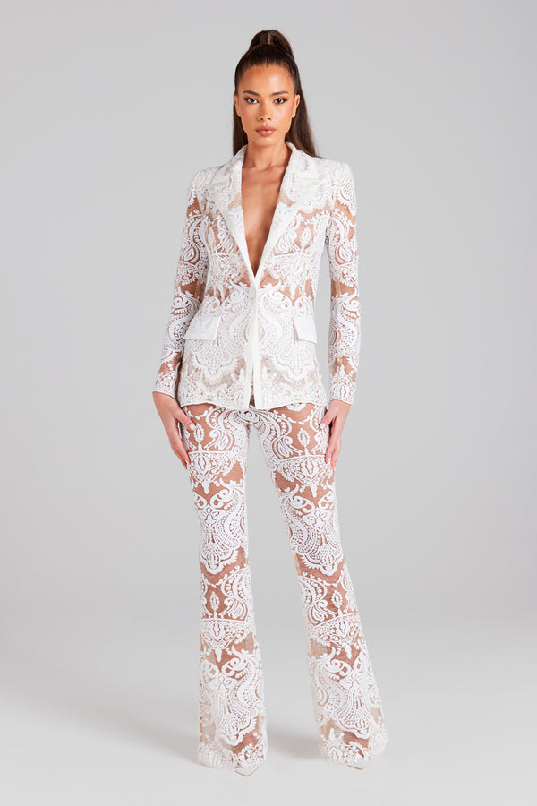 Piper White Blazer