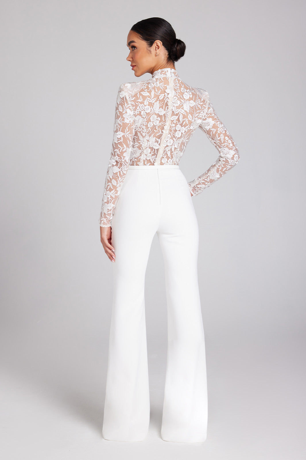 White lace jumpsuit uk hotsell
