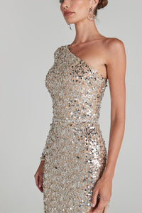 Adriana Metallic Dress
