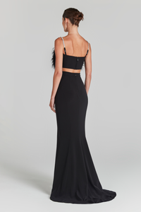 Carolina Black Maxi Skirt
