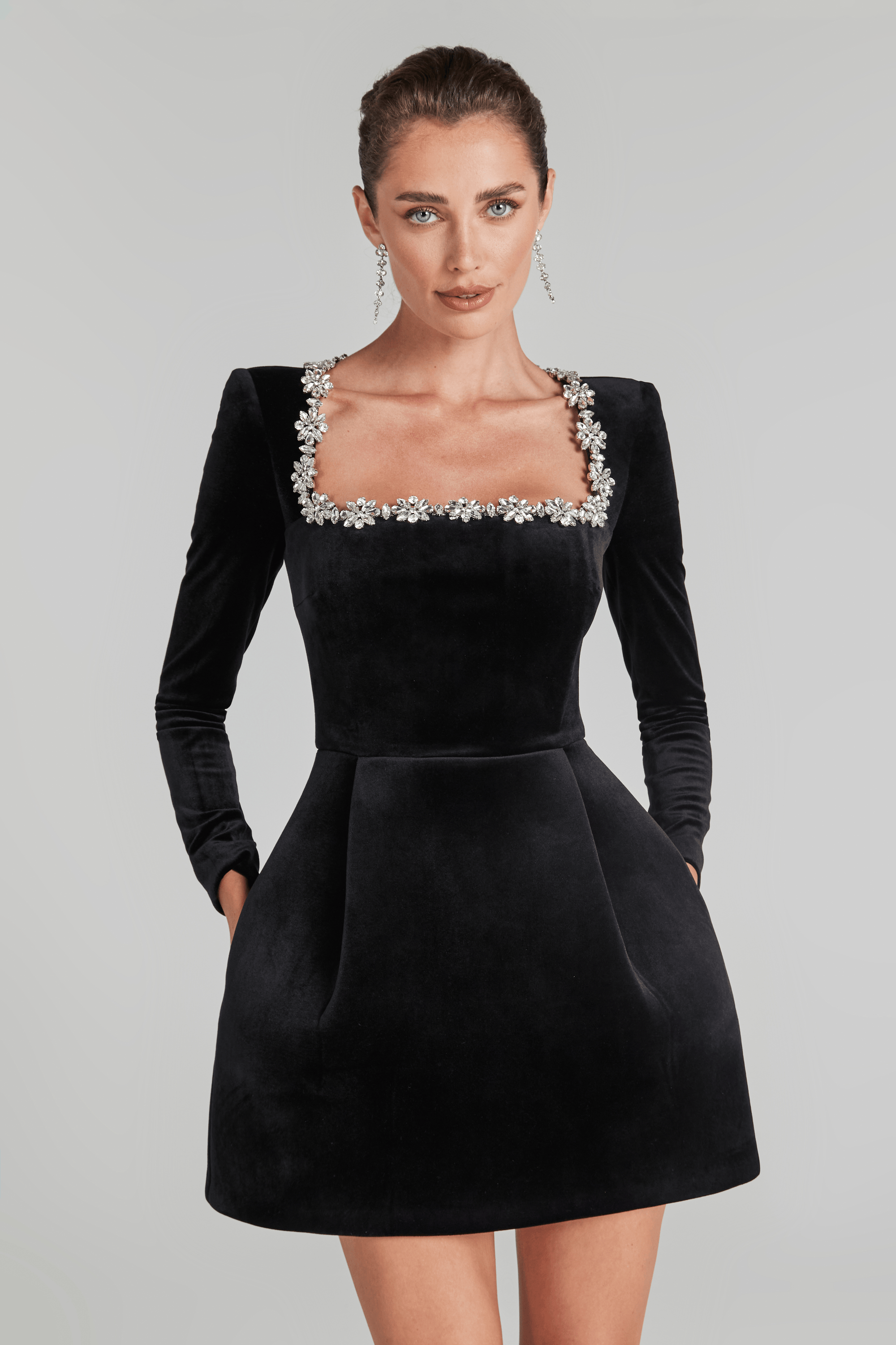 NADINE MERABI Dresses Kimberly Black Dress