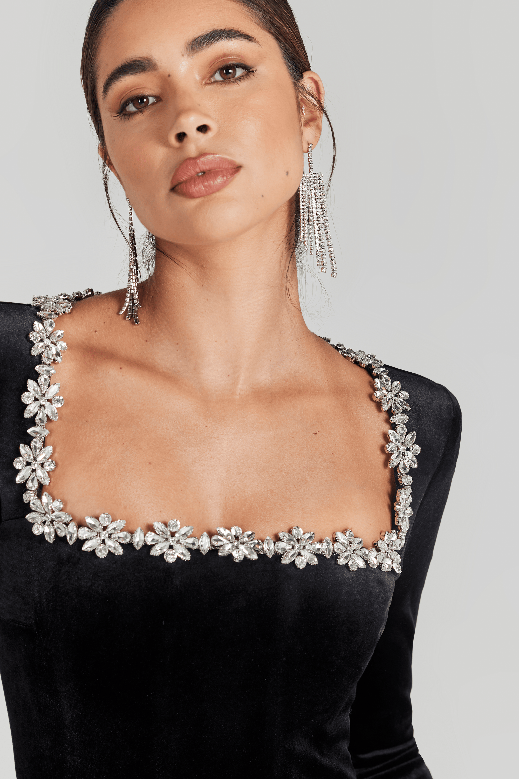 Kimmie top shine jumpsuit