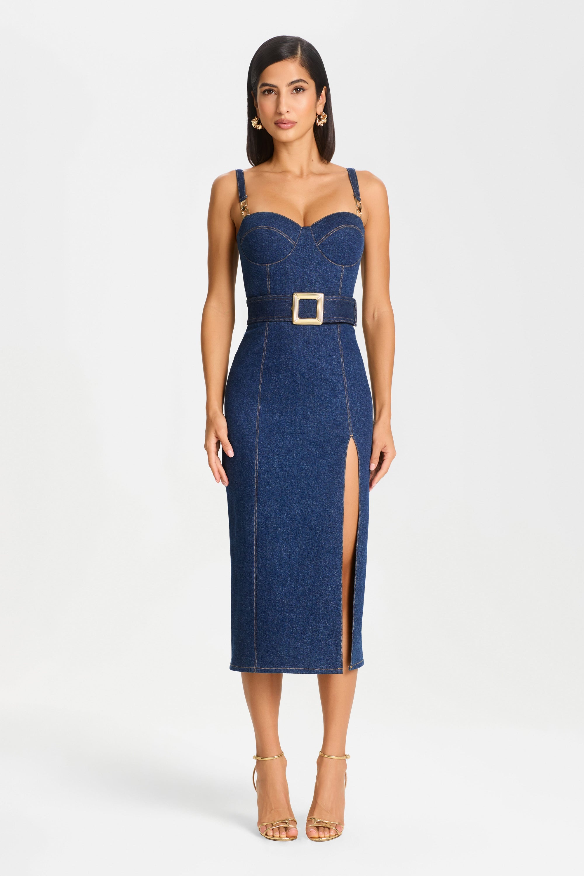 MIDI Dresses Jenna Denim Dress