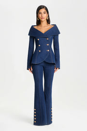Kendra Dark Denim Trousers