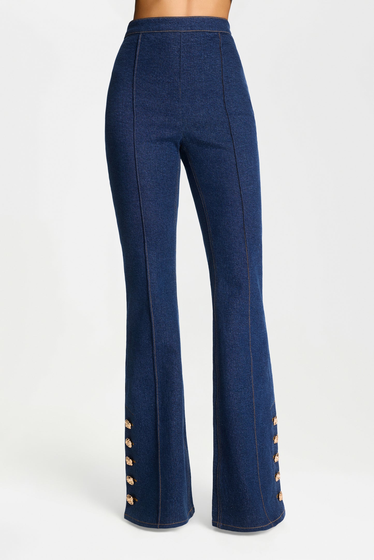 KENDRA DARK DENIM TROUSERS