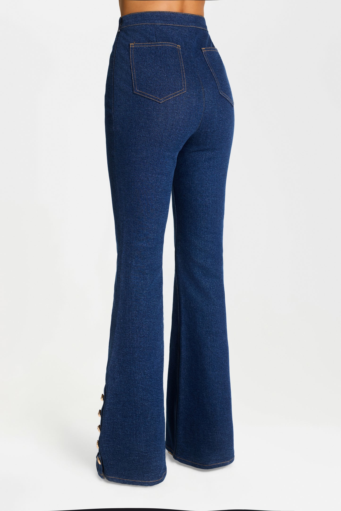 KENDRA DARK DENIM TROUSERS