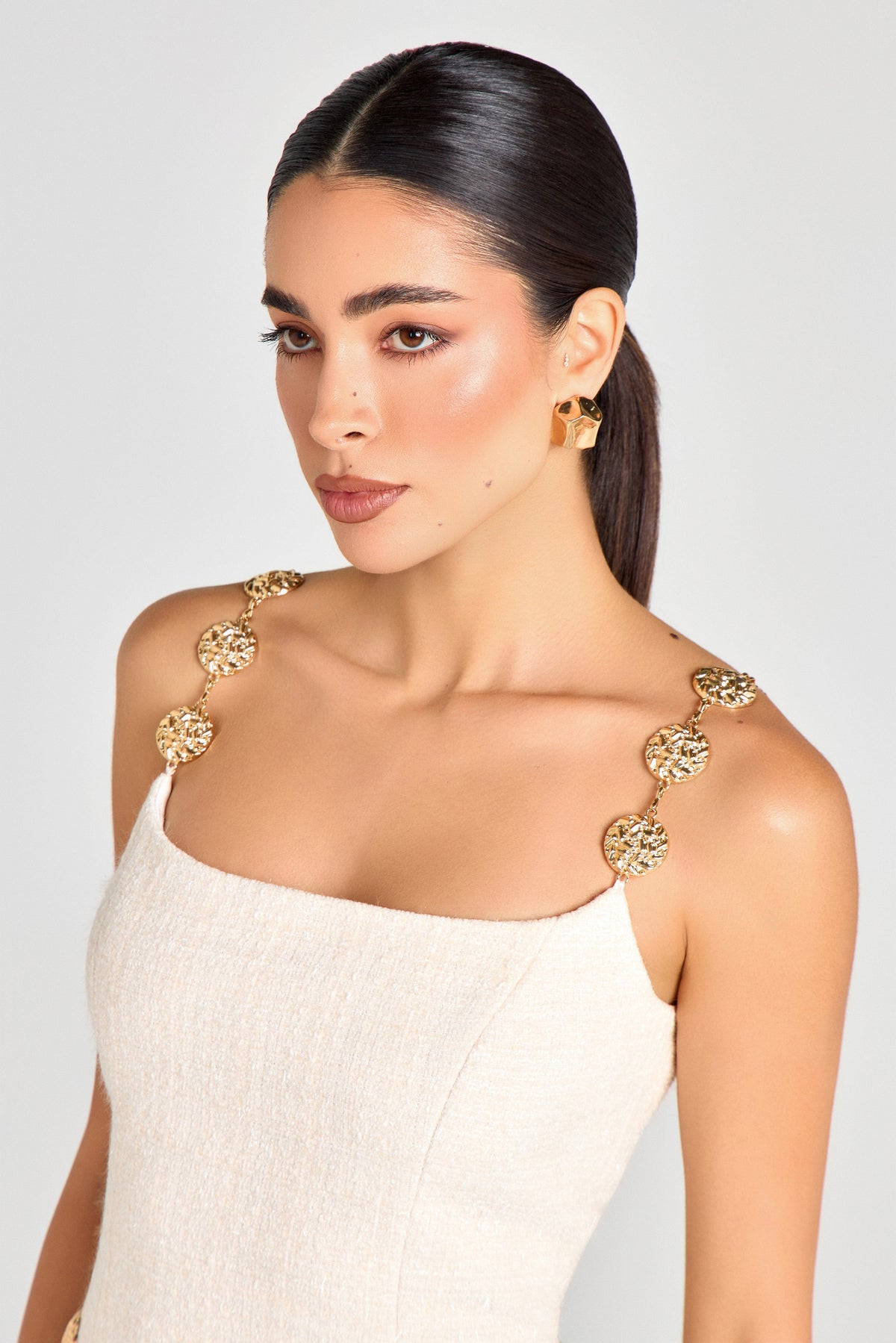 Nadine Merabi Dresses Alex Ivory Dress