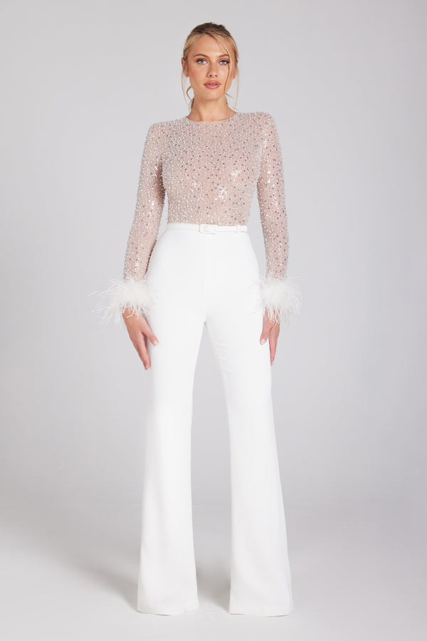 Amelia White Jumpsuit