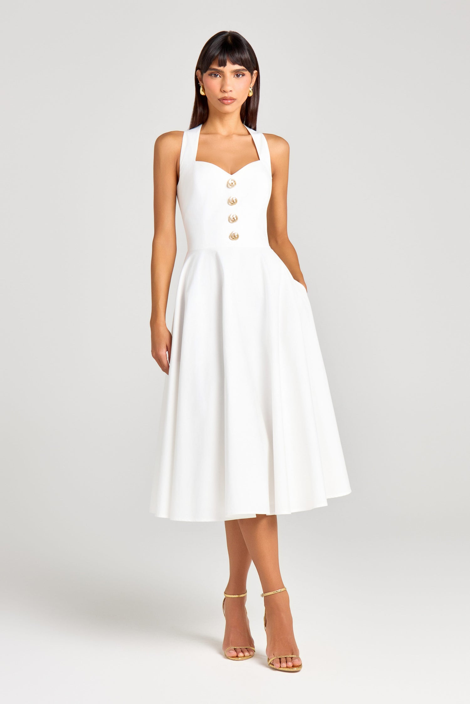 MIDI Dresses Annabelle White Dress