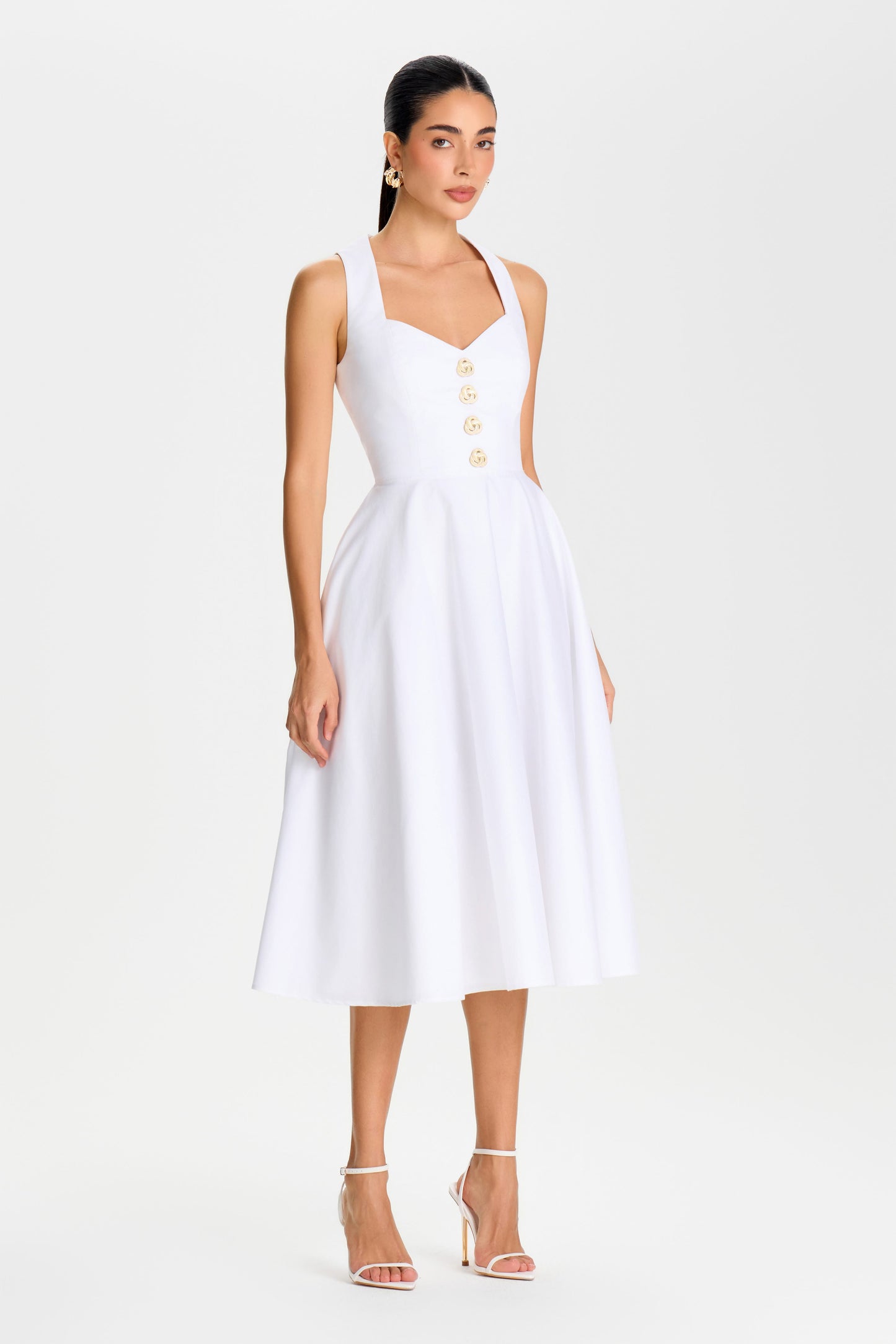 MIDI Dresses Annabelle White Dress