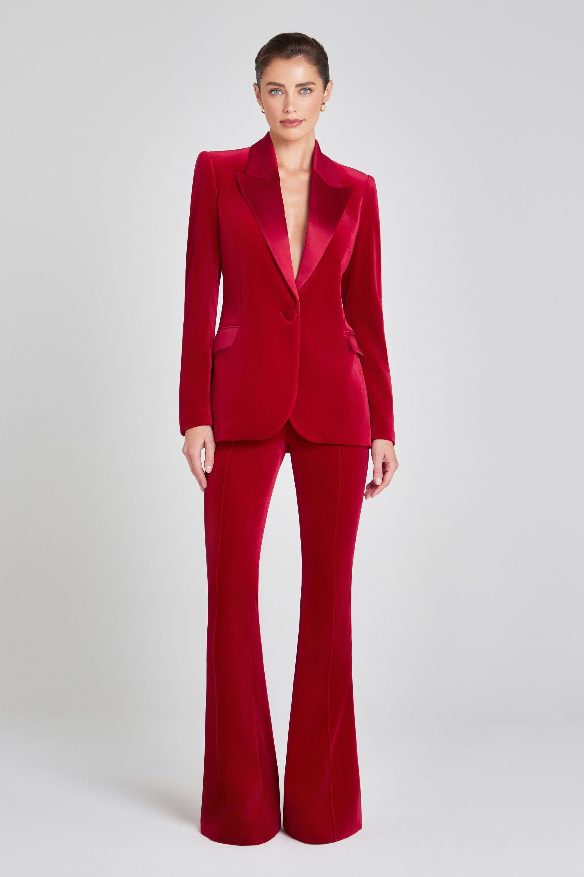 Beatrice Red Trousers | Red Velvet Trousers Beatrice Red Trousers | Red Velvet Trousers