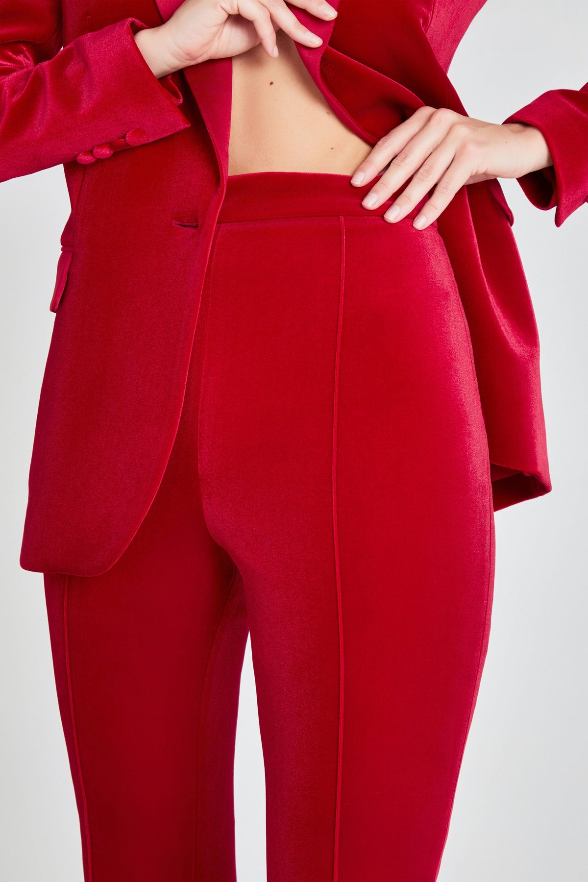 NADINE MERABI Trousers Beatrice Red Trousers
