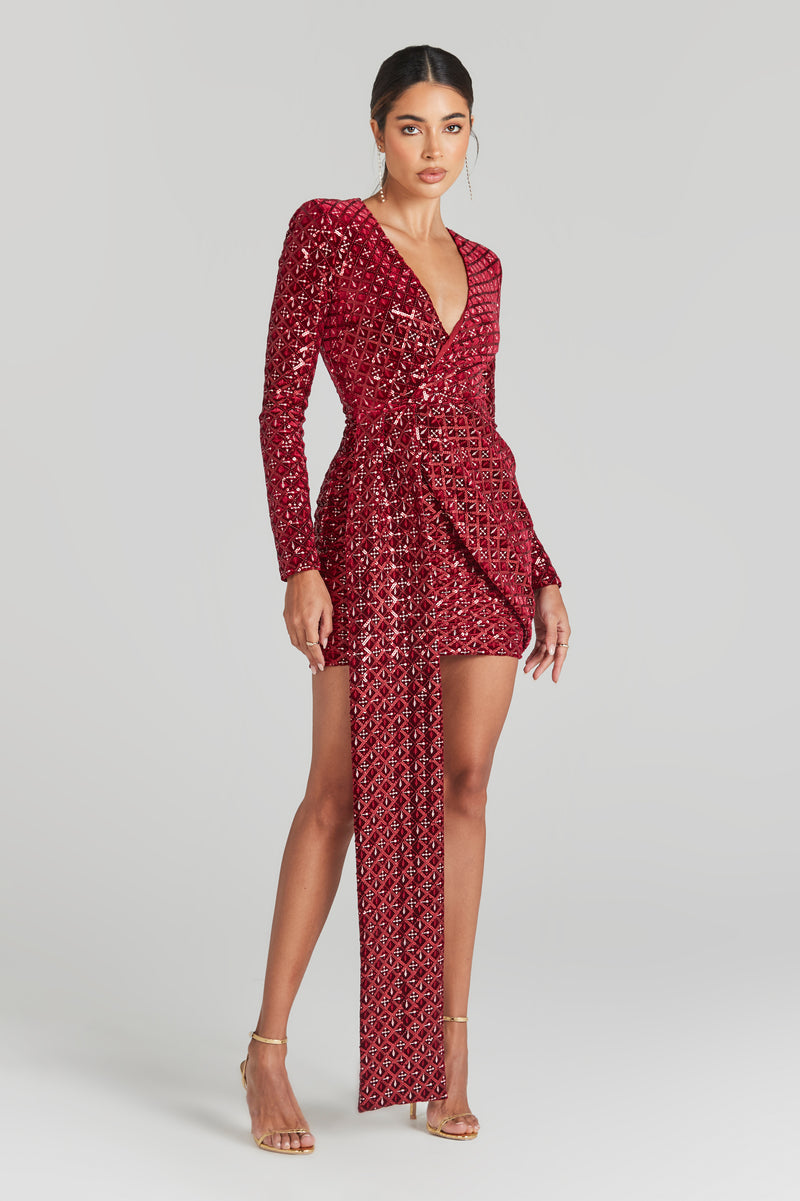 Chrissy Red Dress