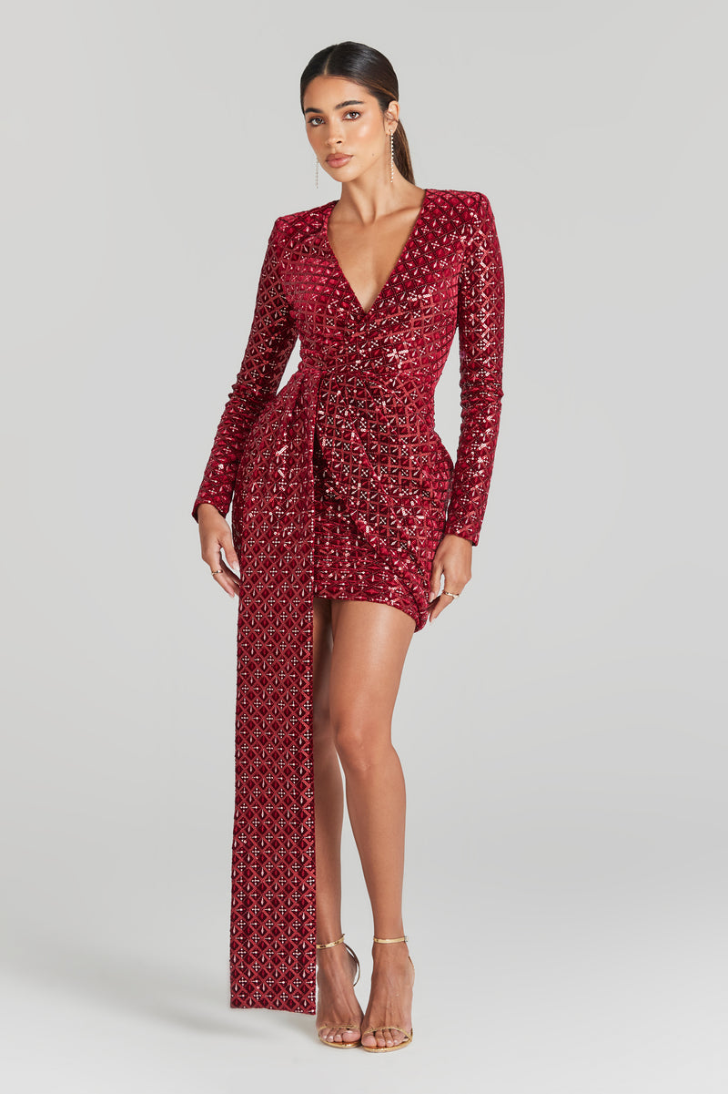 Chrissy Red Dress