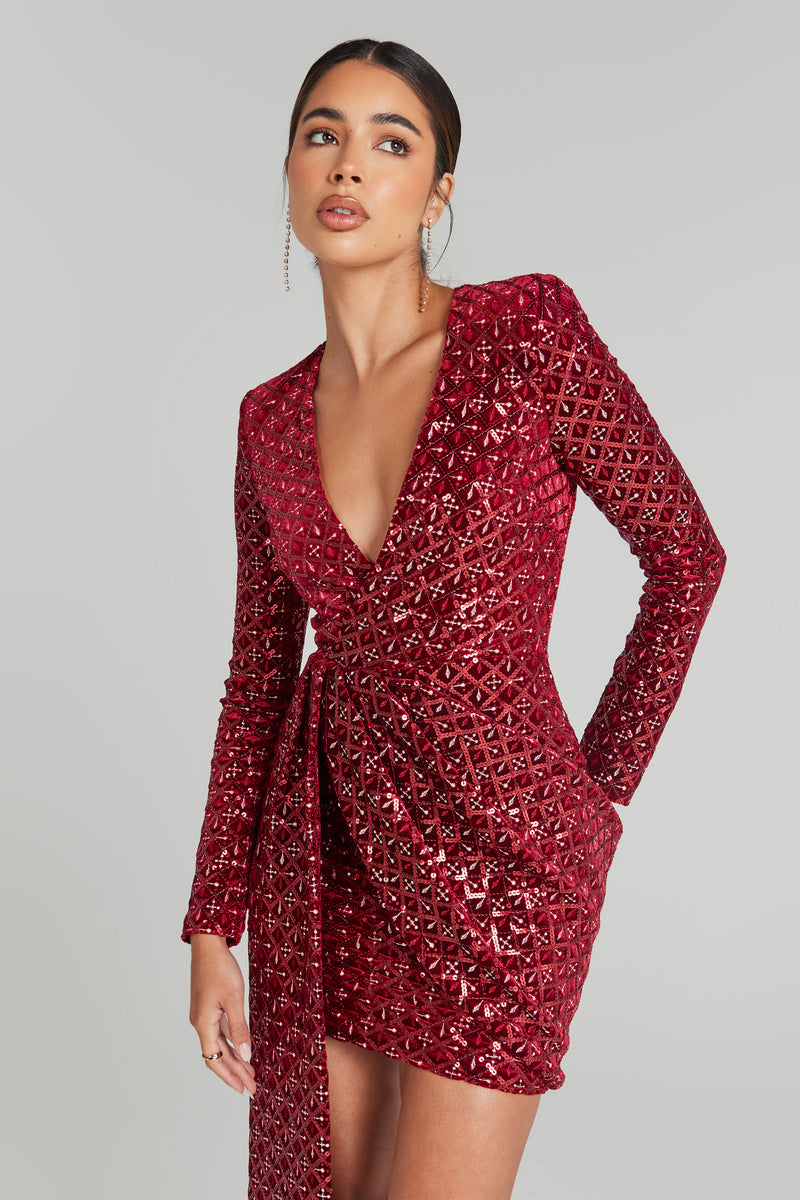 Chrissy Red Dress