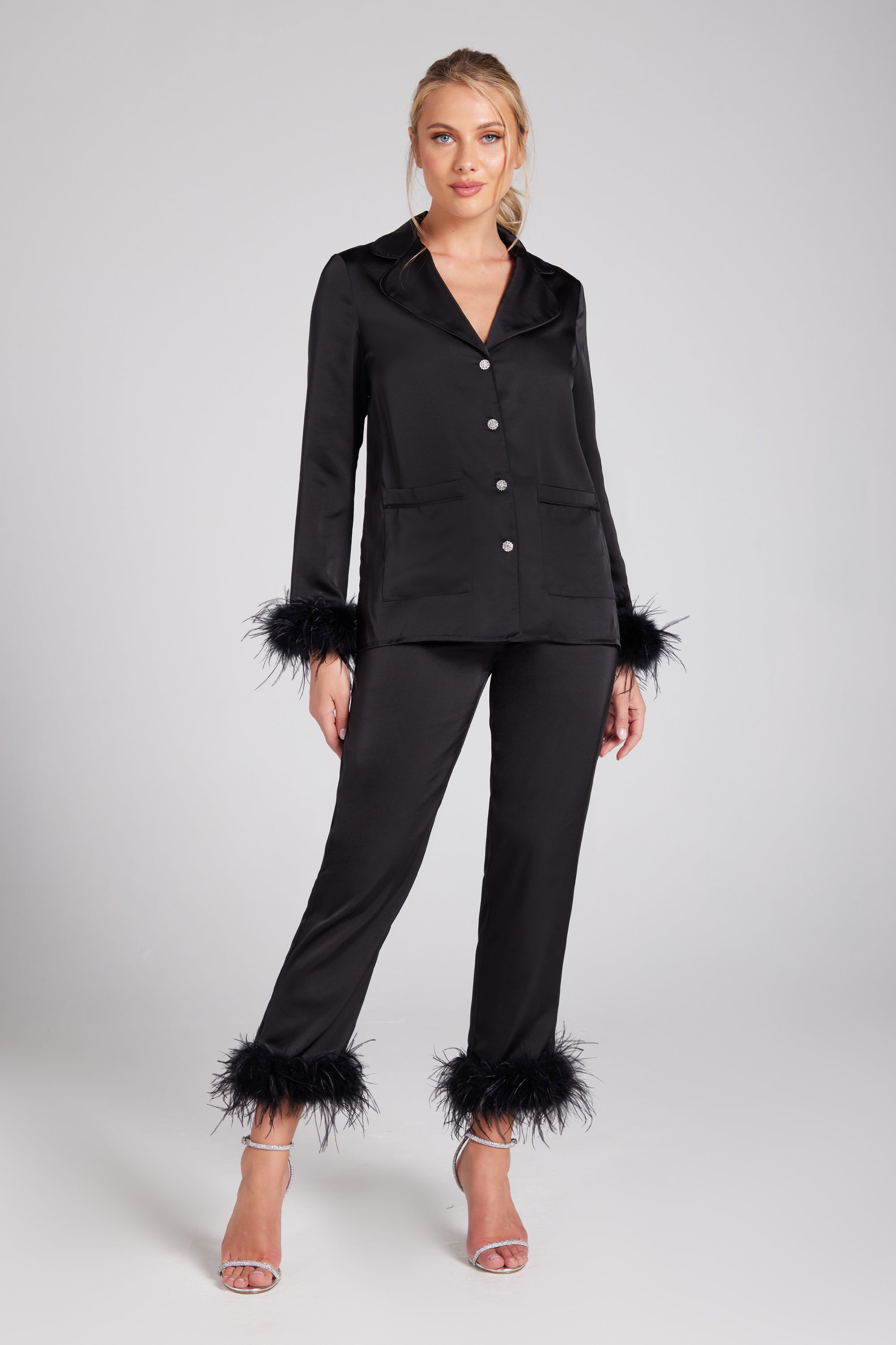 Darcie Black Pyjamas | Pyjamas | NADINE MERABI