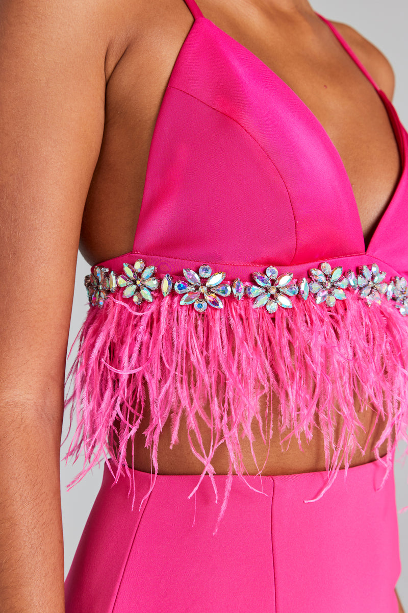 Davina Hot Pink Bra Top