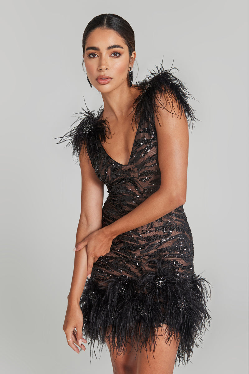 Gina Black Dress