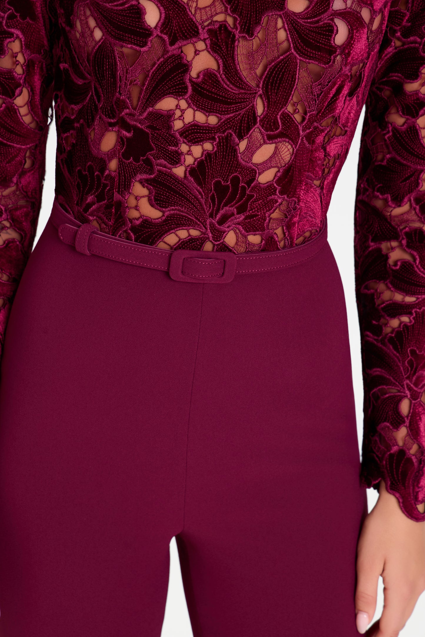 Eleanor Burgundy Jumpsuit