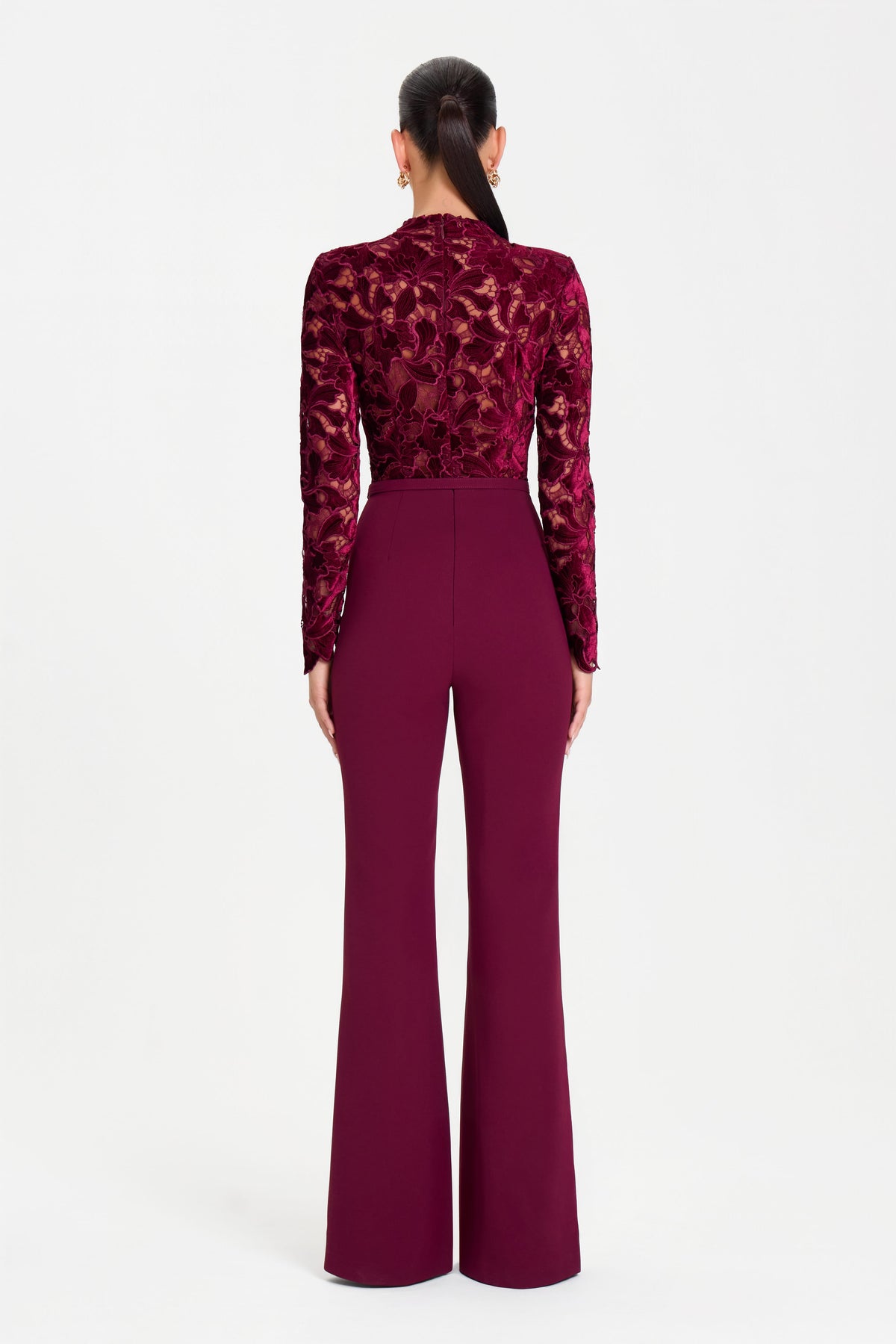 JUMPSUIT Jumpsuit Eleanor Burgundy Jumpsuit
