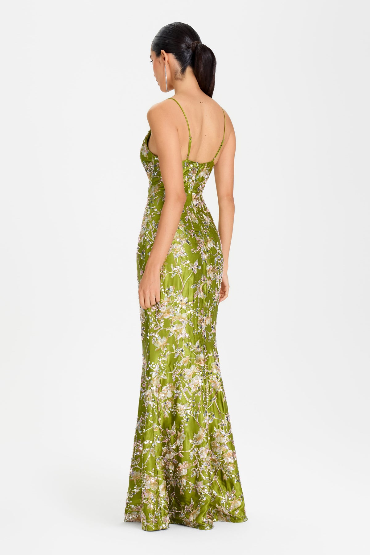 MAXI Dresses GIA GREEN DRESS