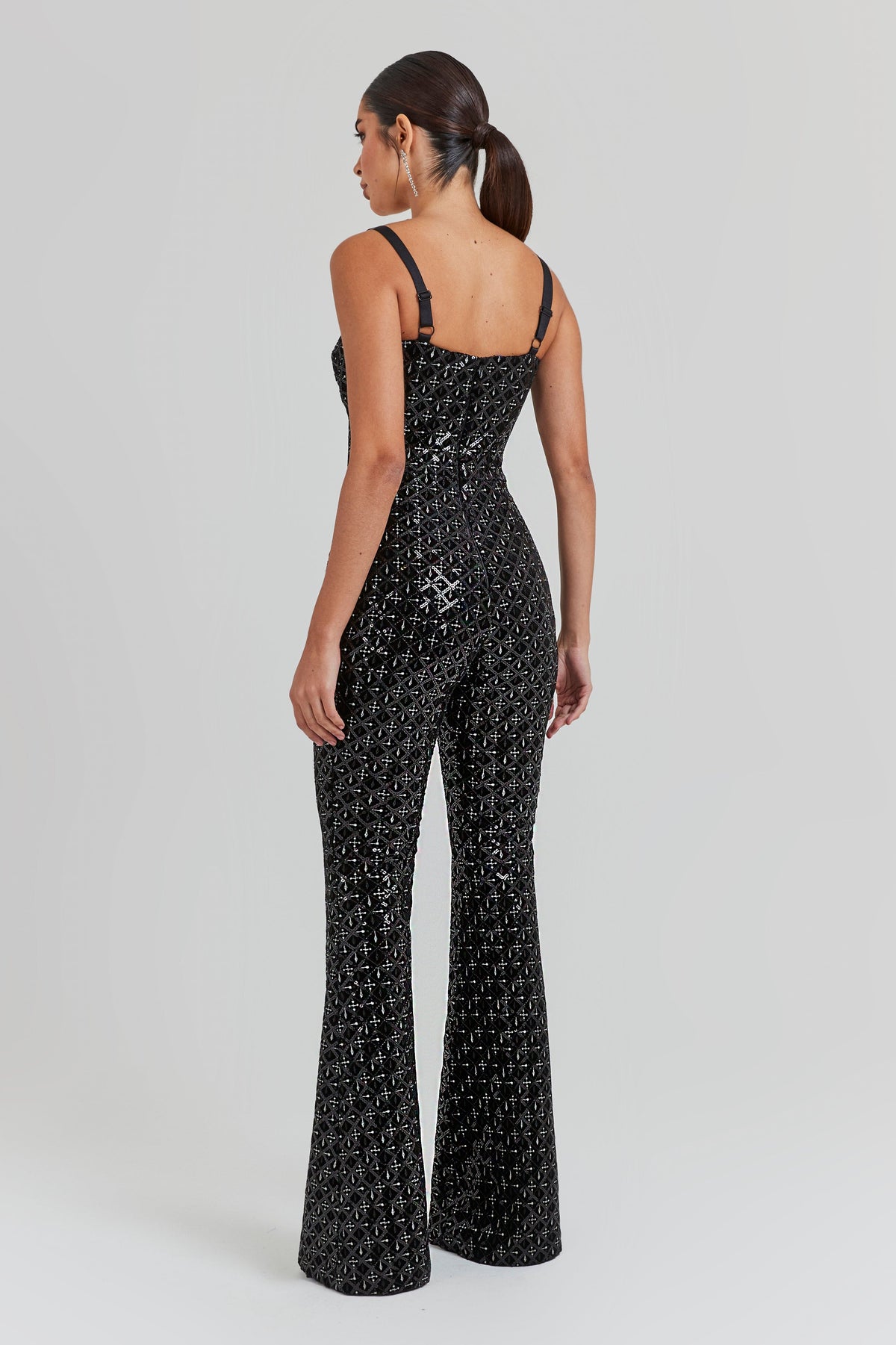 NADINE MERABI Jumpsuits Hailey Black Jumpsuit