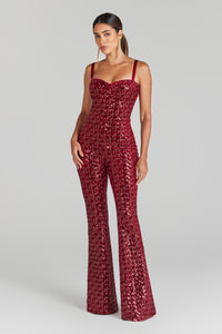 Hailey Red Jumpsuit