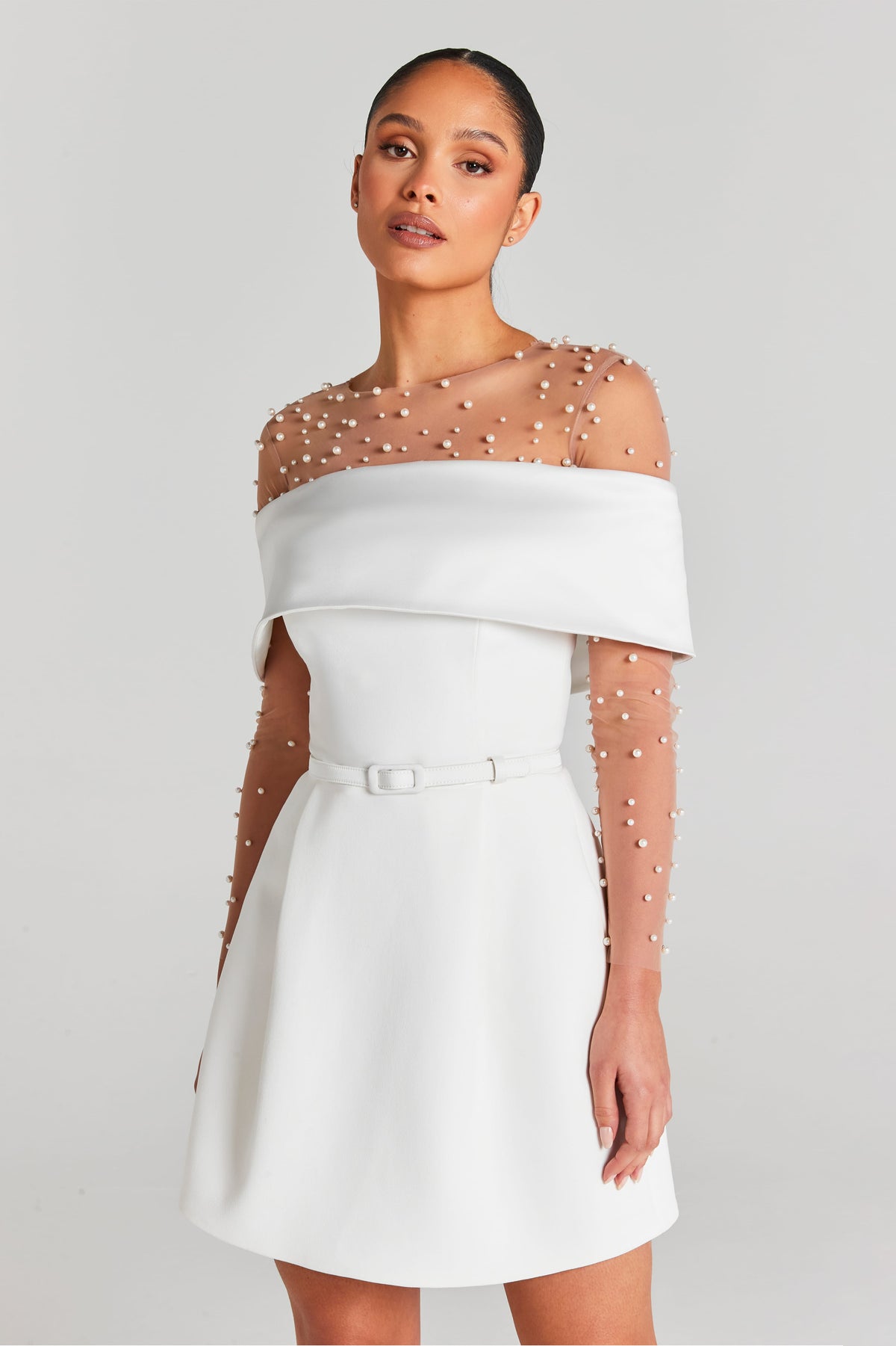 NADINE MERABI Dresses Harper White Dress