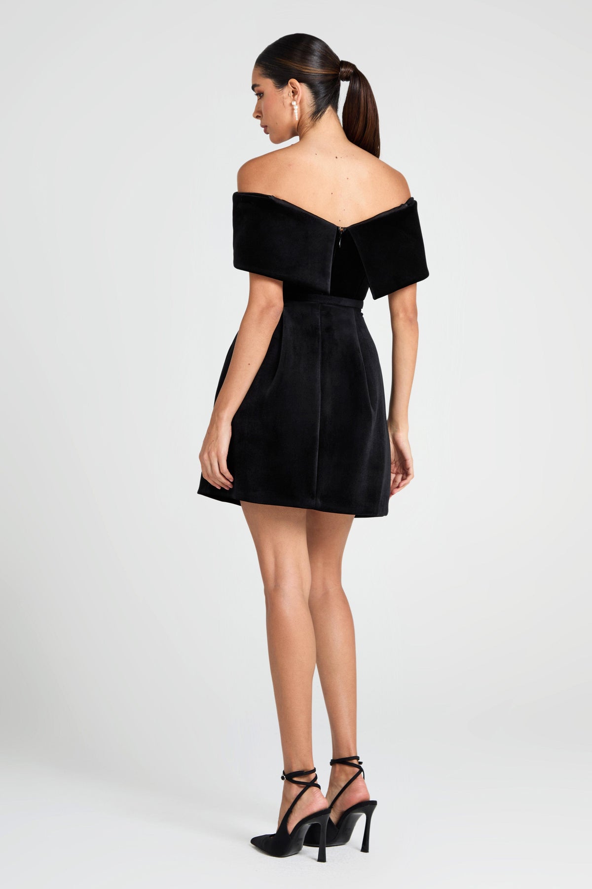 NADINE MERABI Dresses Carmen Black Dress