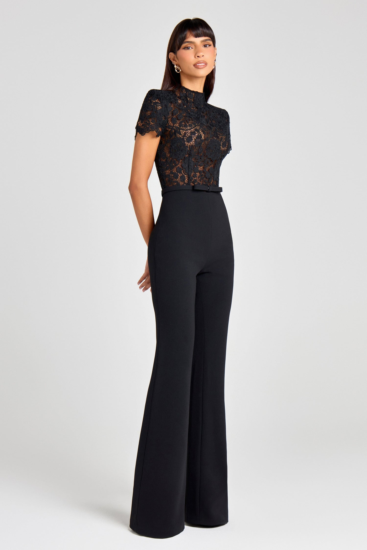 NADINE MERABI Jumpsuits Hattie Black Jumpsuit