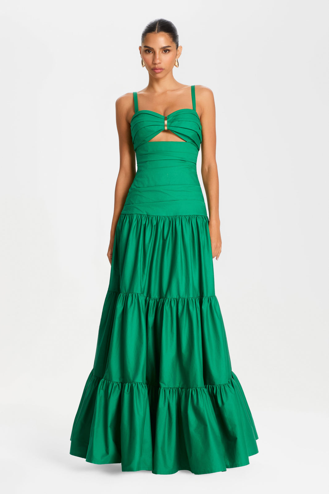 MAXI Dresses IMOGEN GREEN DRESS