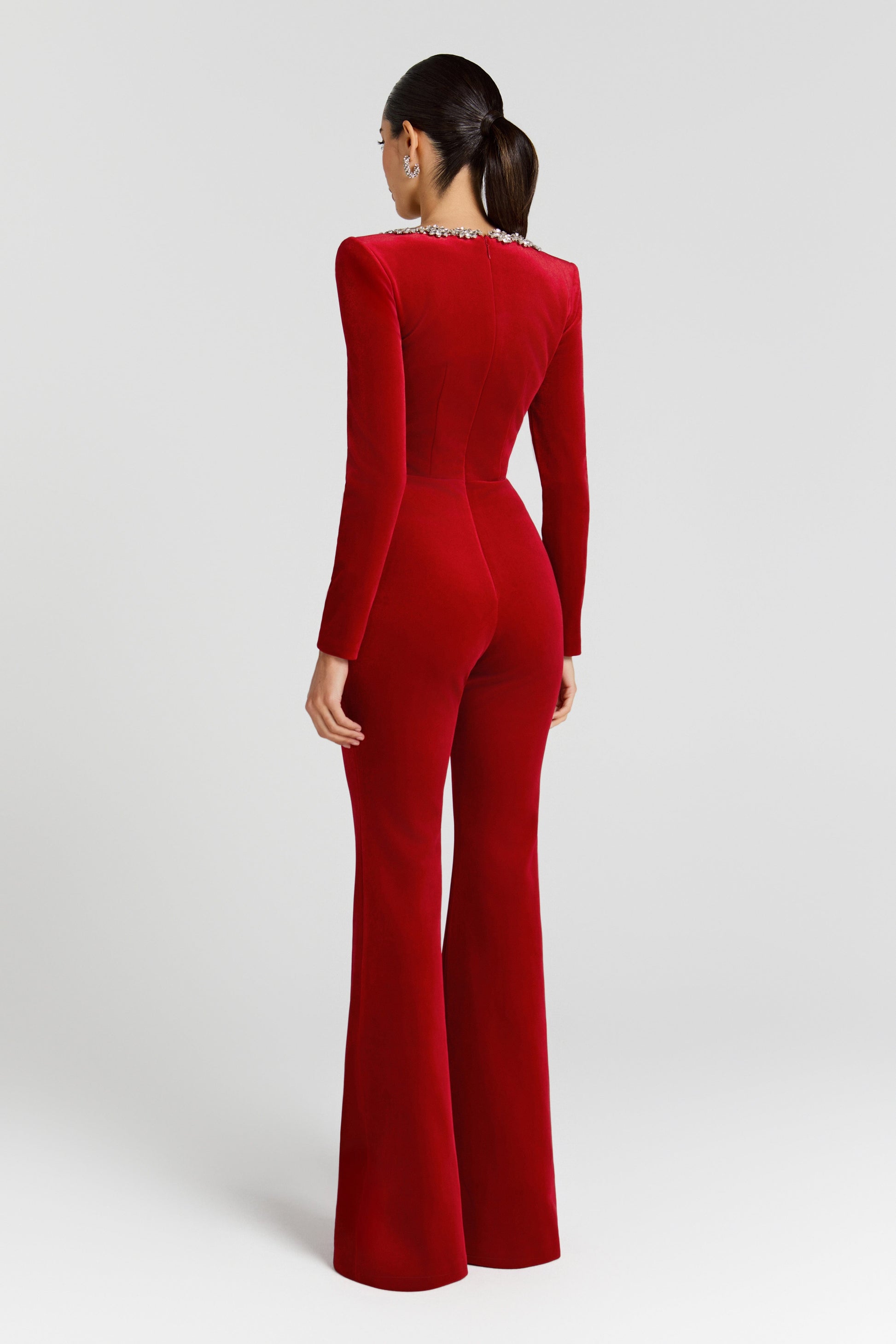 NADINE MERABI Jumpsuits Kimberly Red Jumpsuit