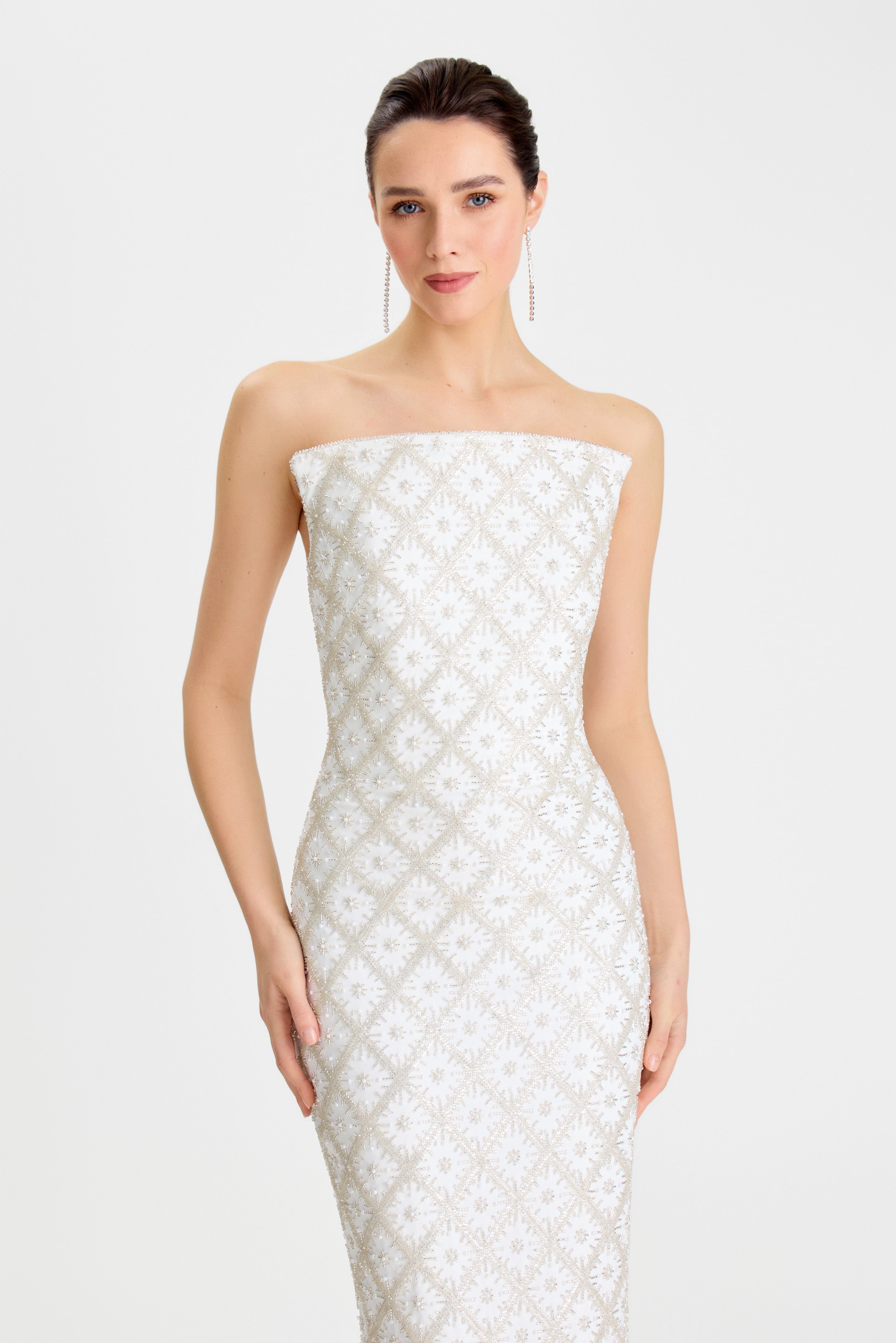 Larissa White Dress | NADINE MERABI