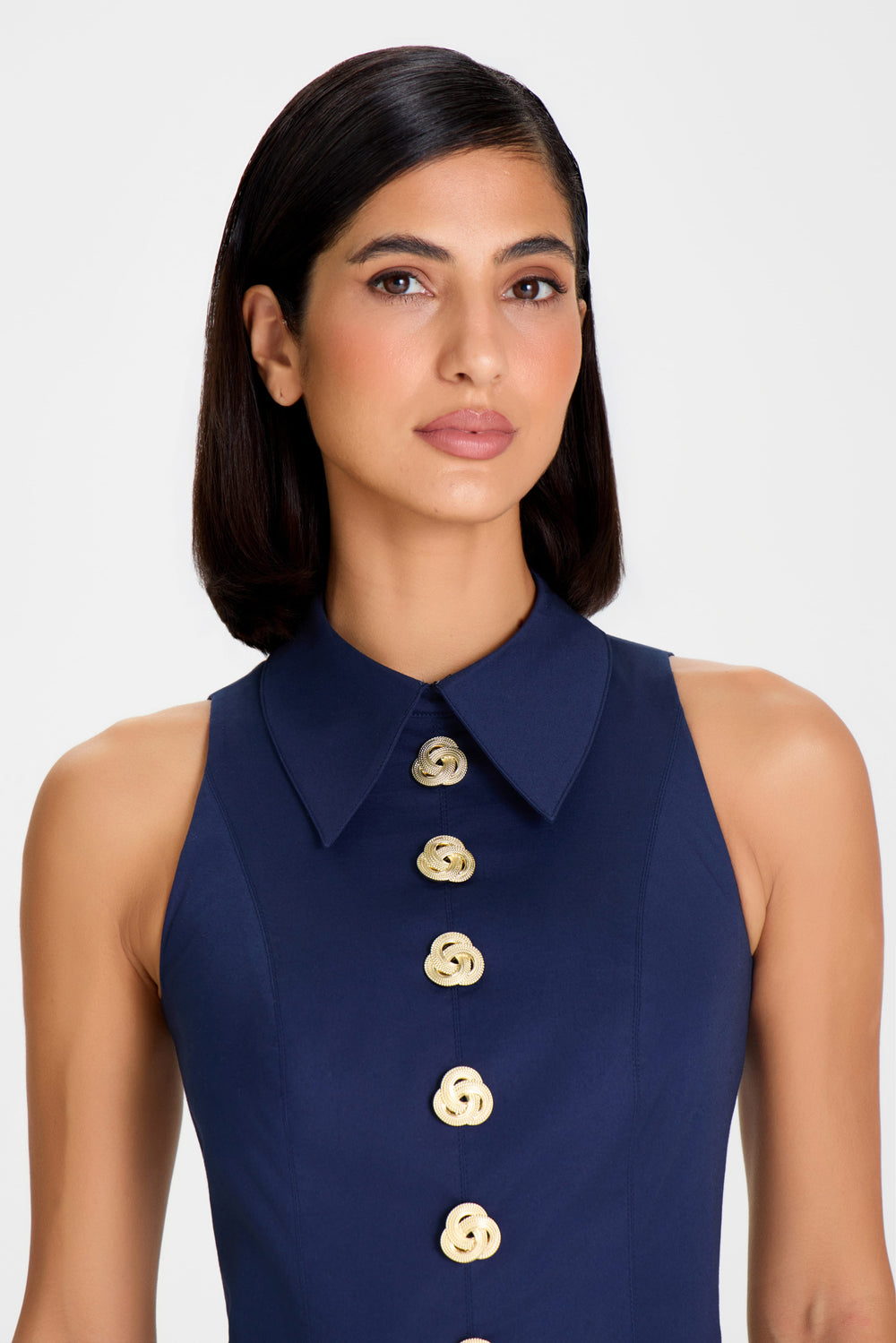 MIDI Dresses LAURA NAVY DRESS