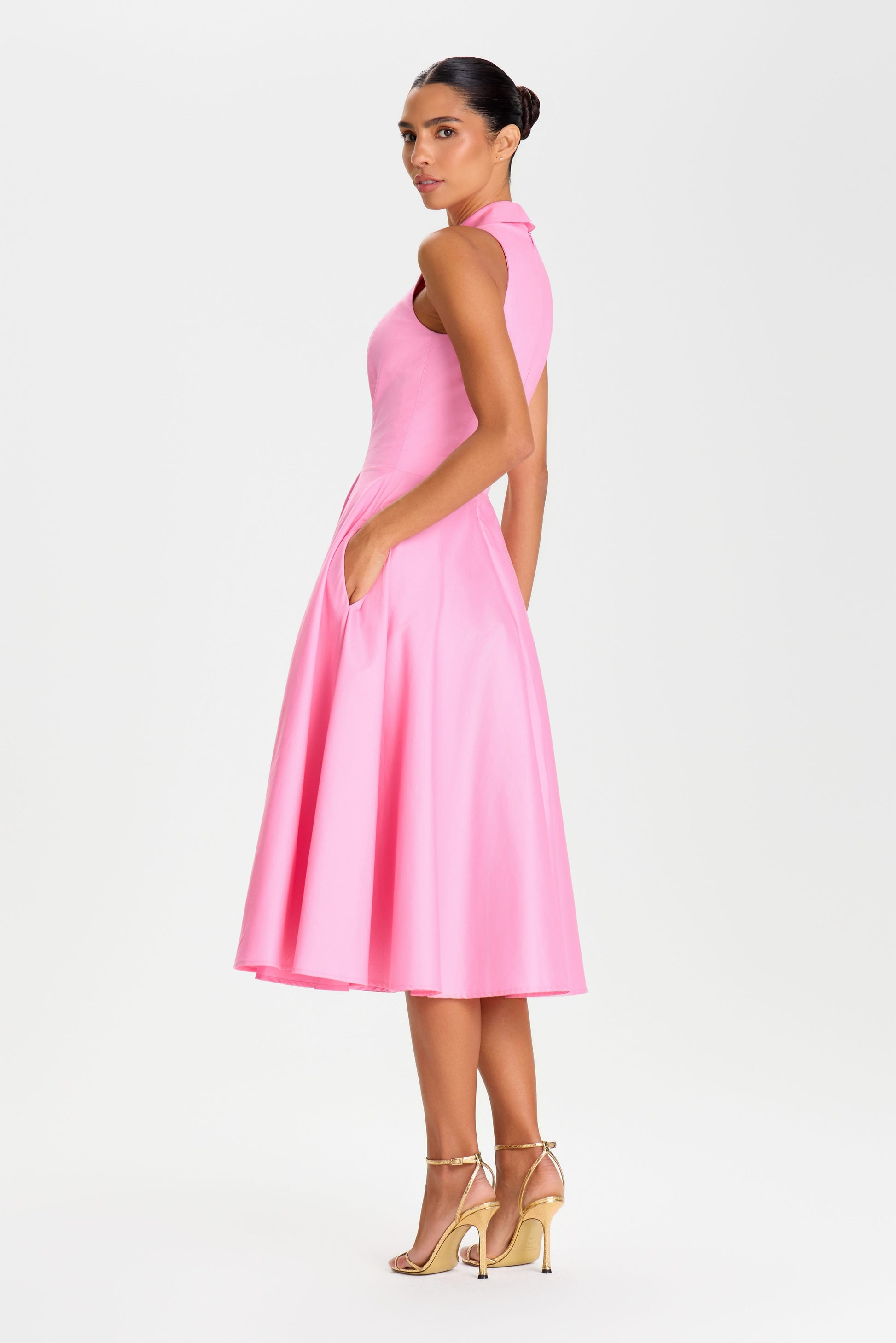 Laura Pink Dress | NADINE MERABI Laura Pink Dress | NADINE MERABI