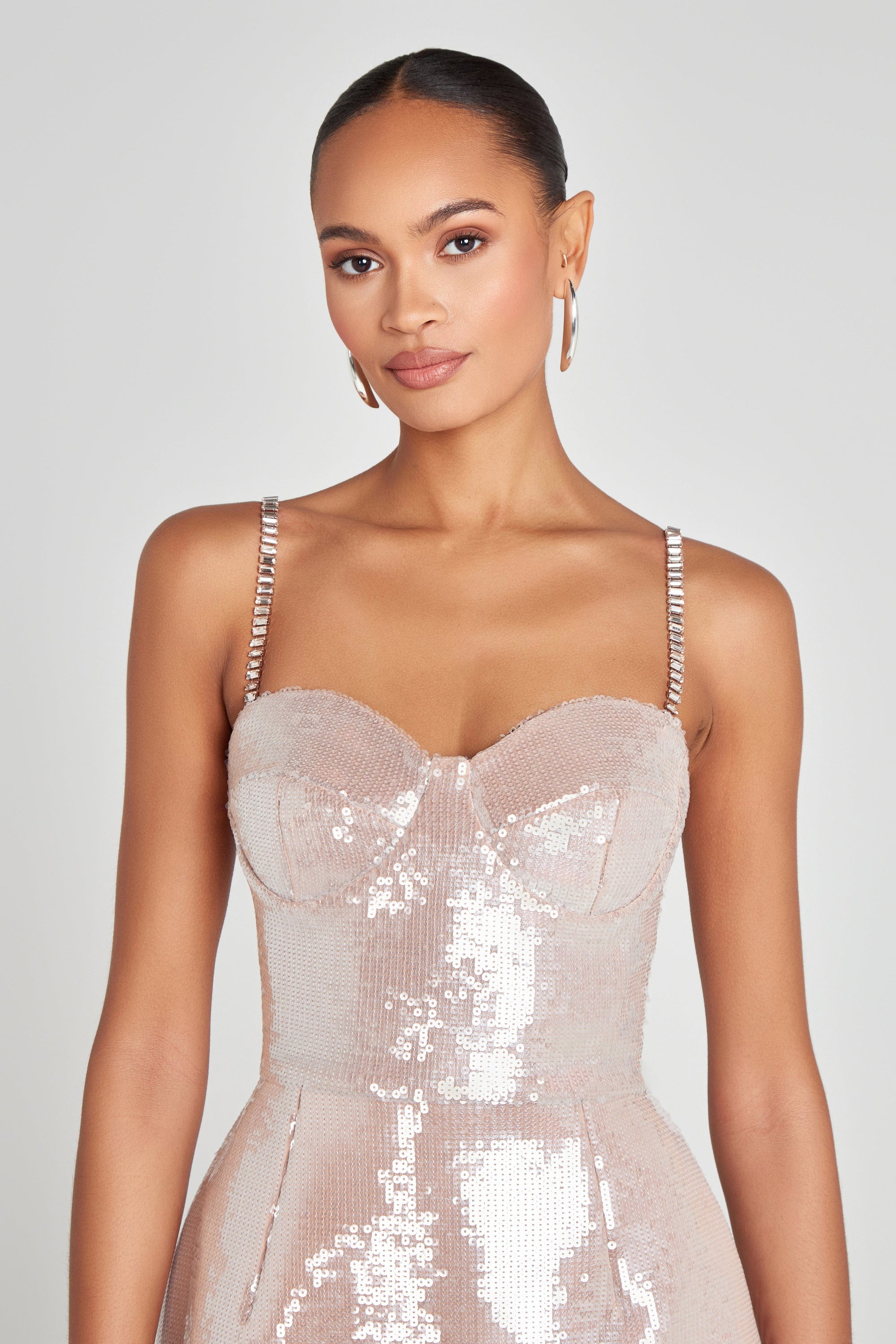 NADINE MERABI Dresses Leyton Champagne Dress