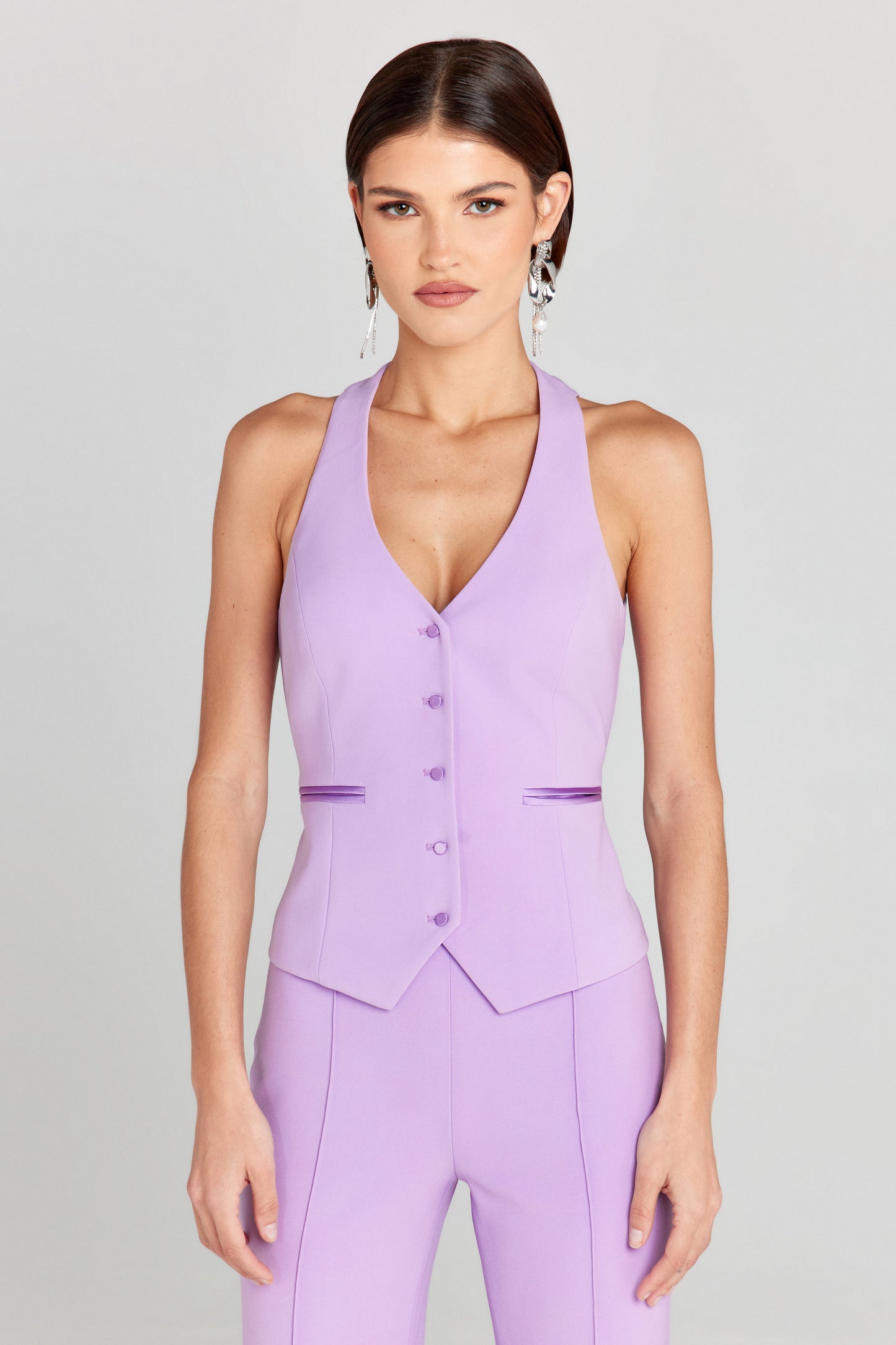 Leni Lilac Waistcoat