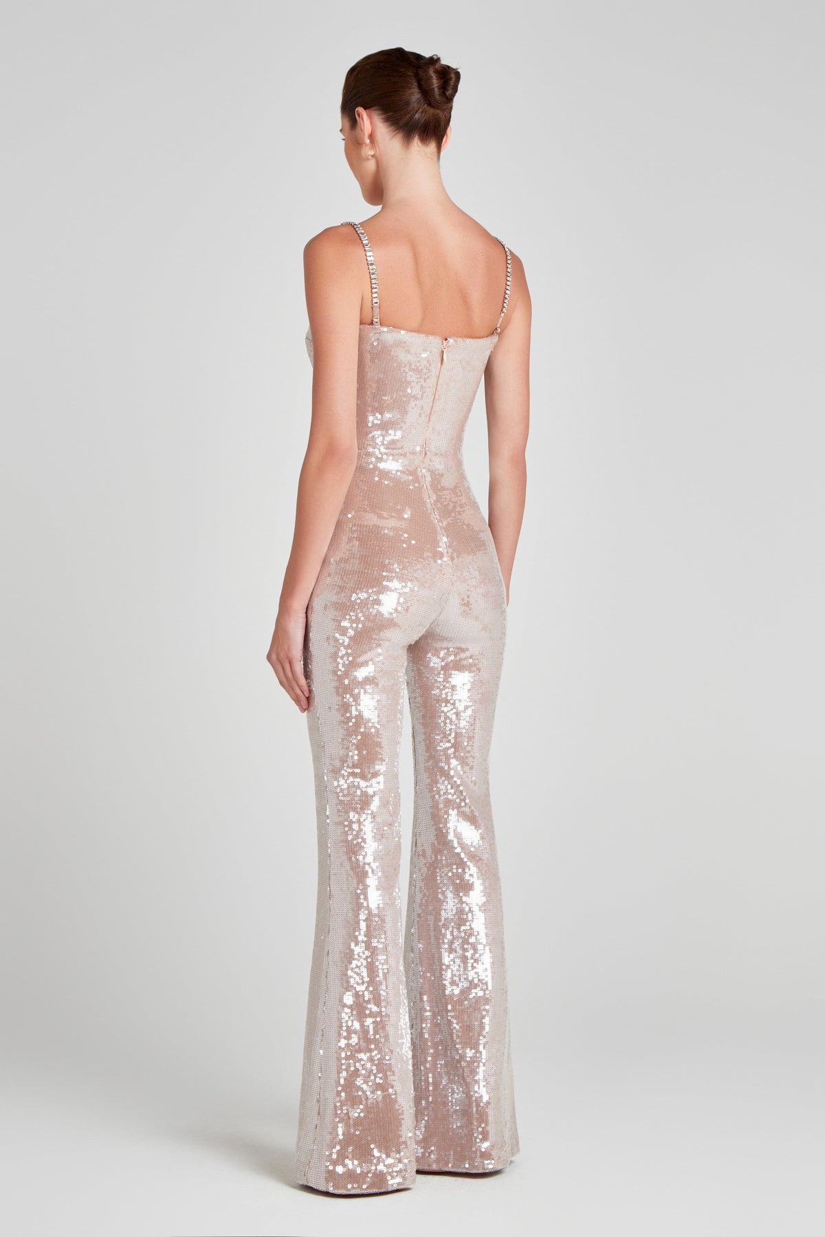 NADINE MERABI Jumpsuits Lucinda Champagne Jumpsuit