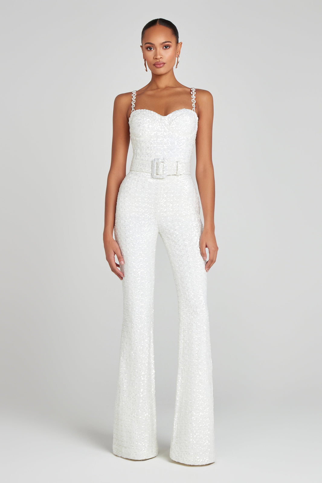 NADINE MERABI Jumpsuits LUCINDA White Jumpsuit
