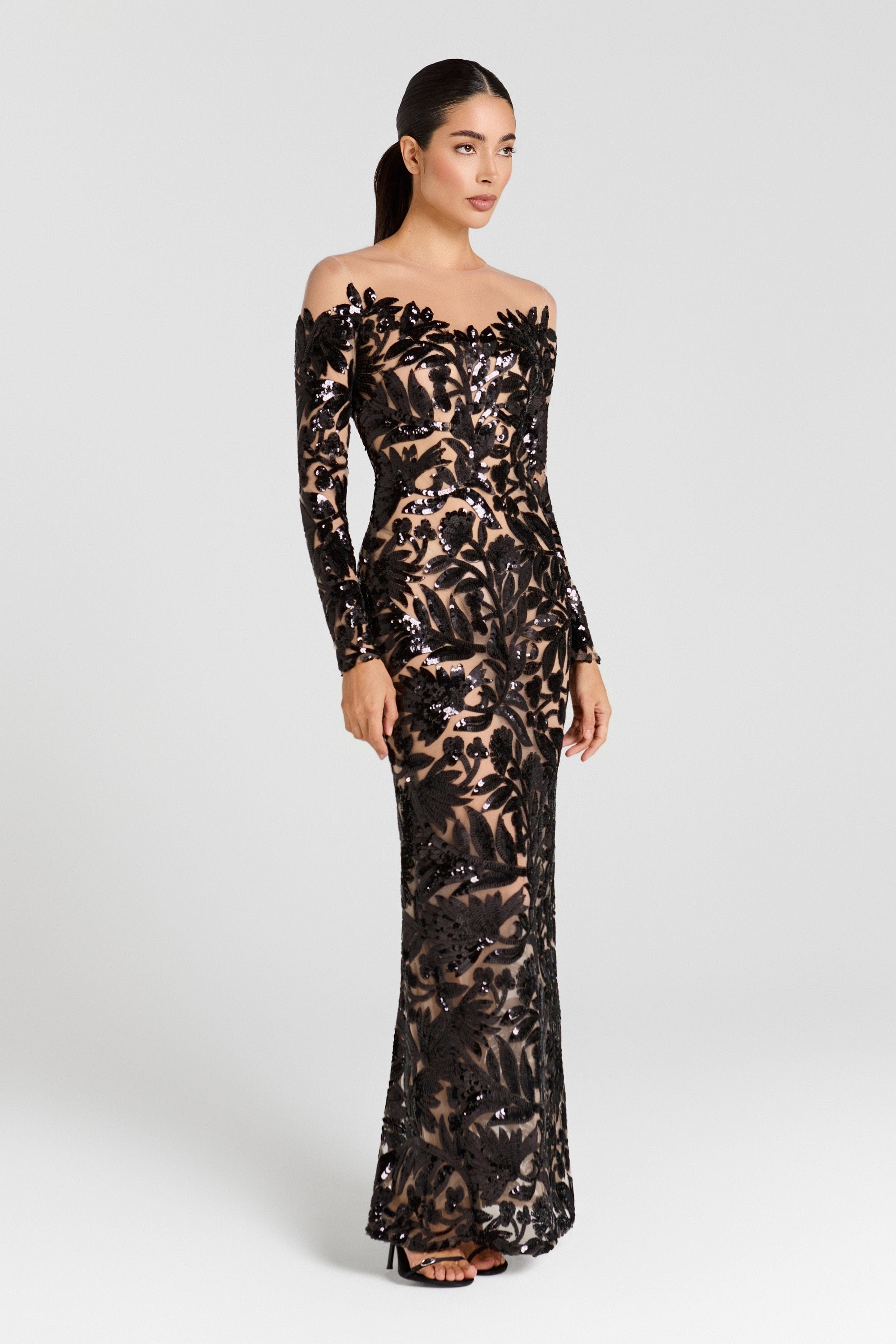 NADINE MERABI Dresses Melissa Black Dress