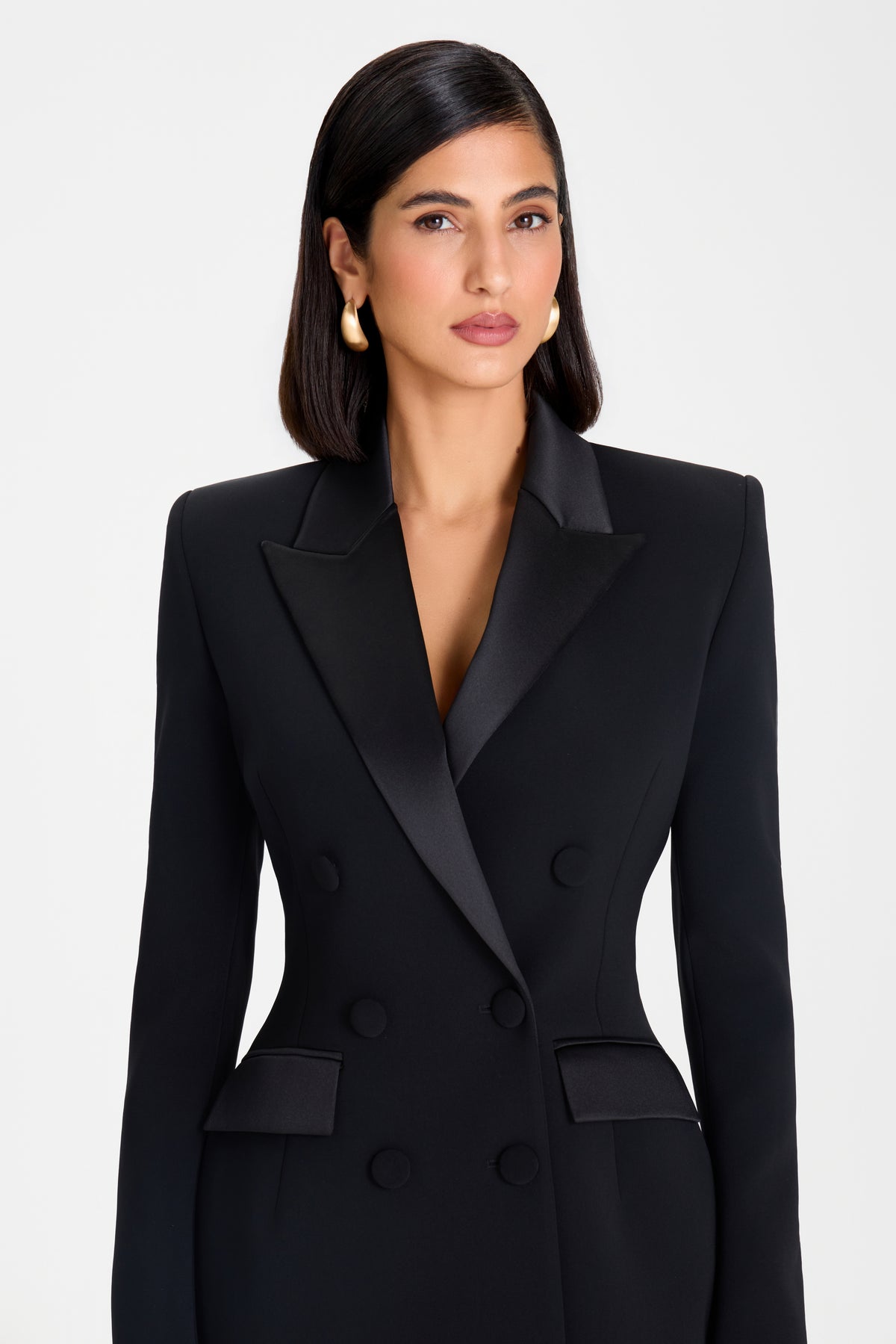 Monica Black Blazer Dress