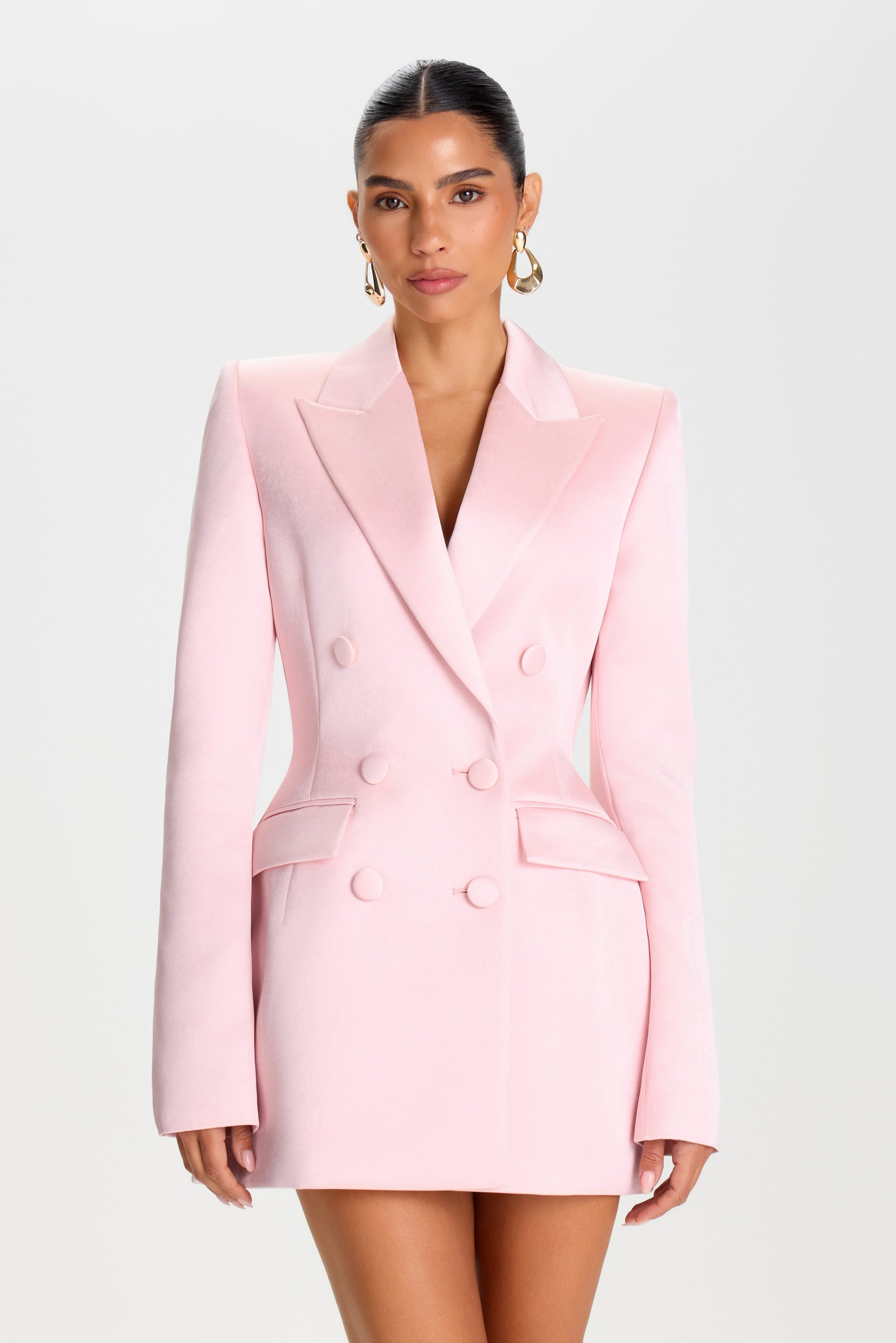 MONICA PINK BLAZER DRESS