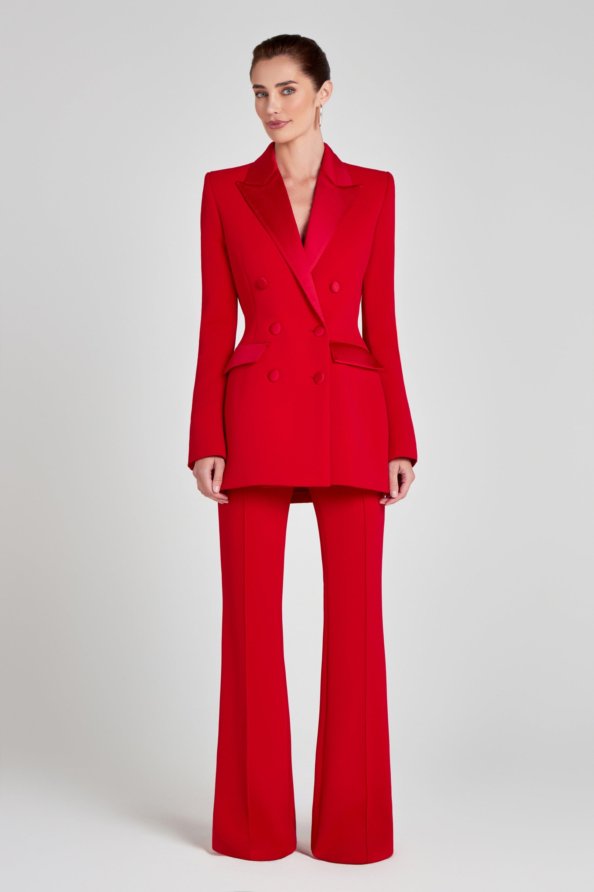 Monica Red Blazer Dress | NADINE MERABI Monica Red Blazer Dress | NADINE MERABI