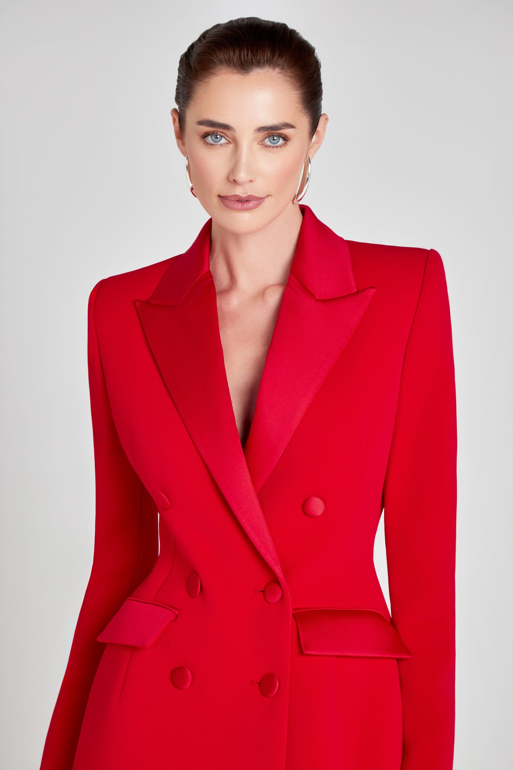 Monica Red Blazer Dress | NADINE MERABI Monica Red Blazer Dress | NADINE MERABI