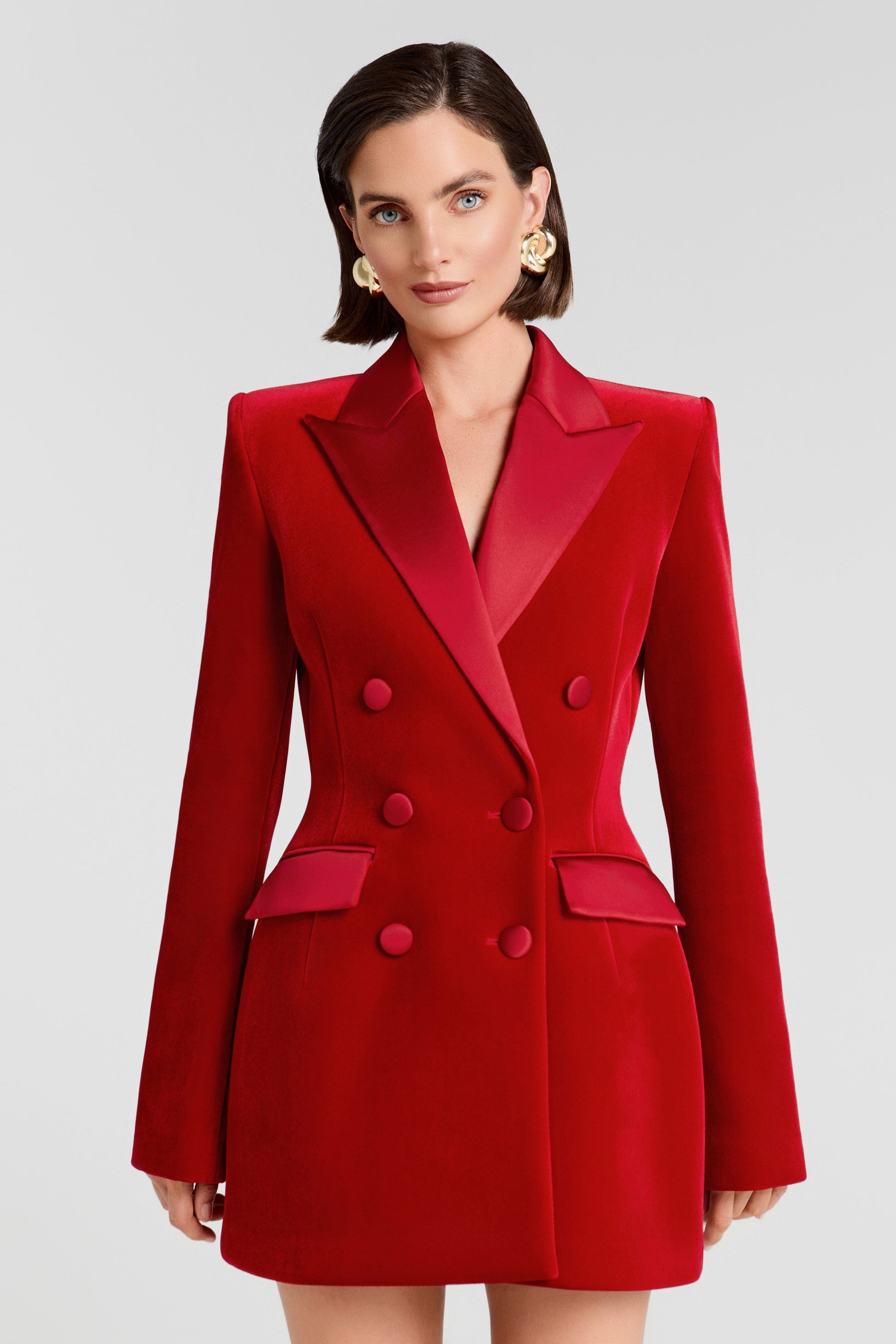 red velvet blazer dress Velvet Blazer Blazer Dress Express On LTK